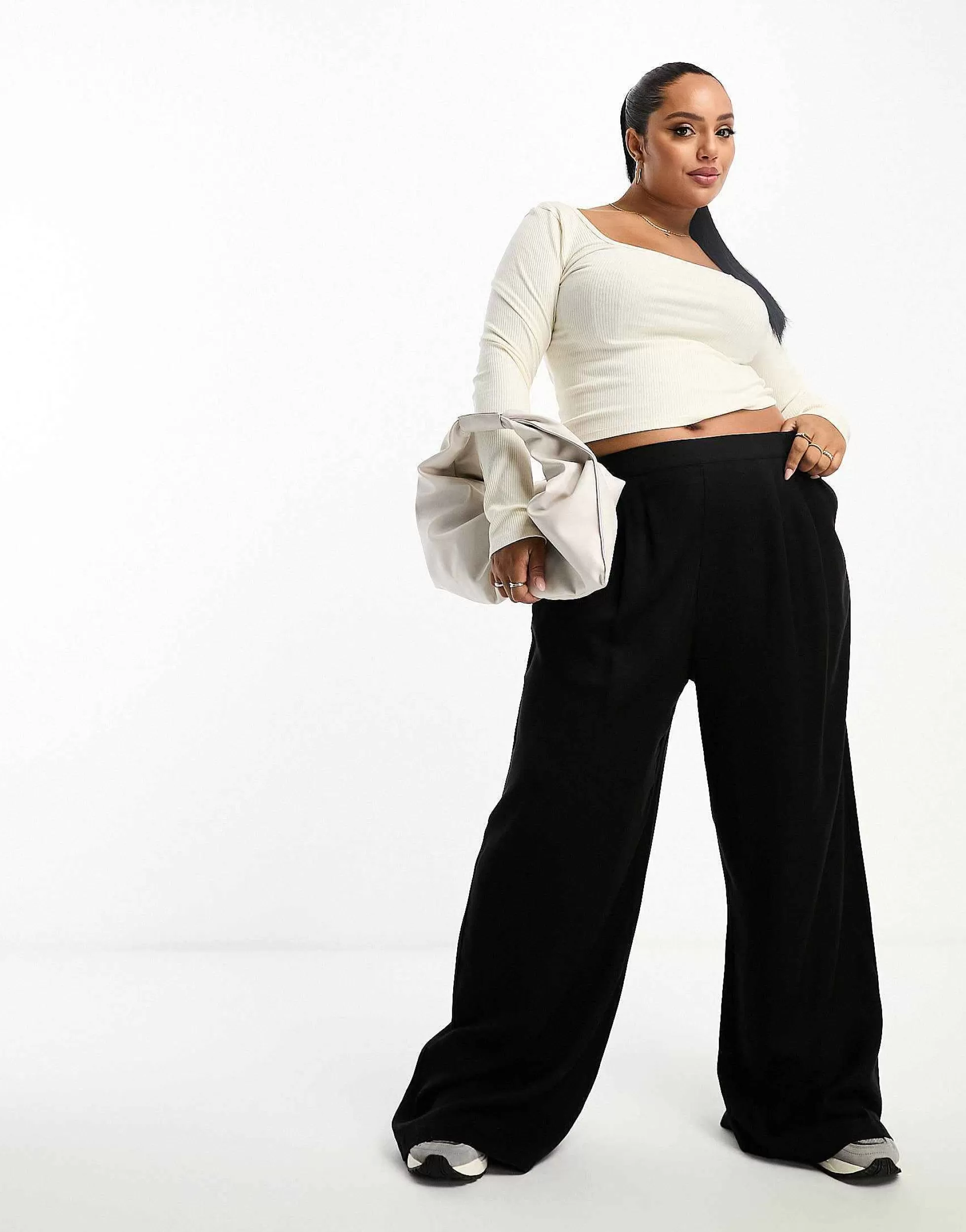 Women DESIGN Curve Wide Leg Trouser In