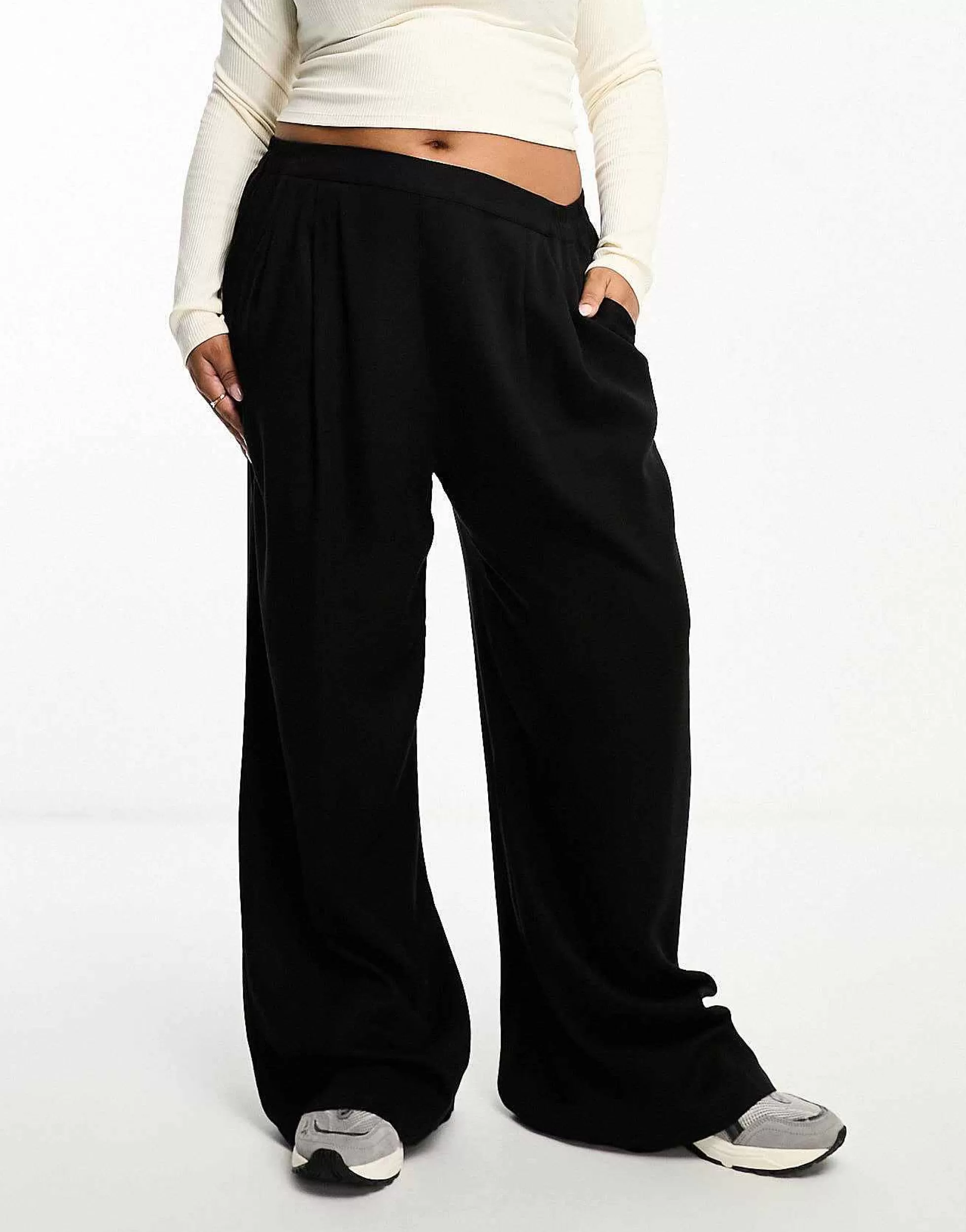 Women DESIGN Curve Wide Leg Trouser In