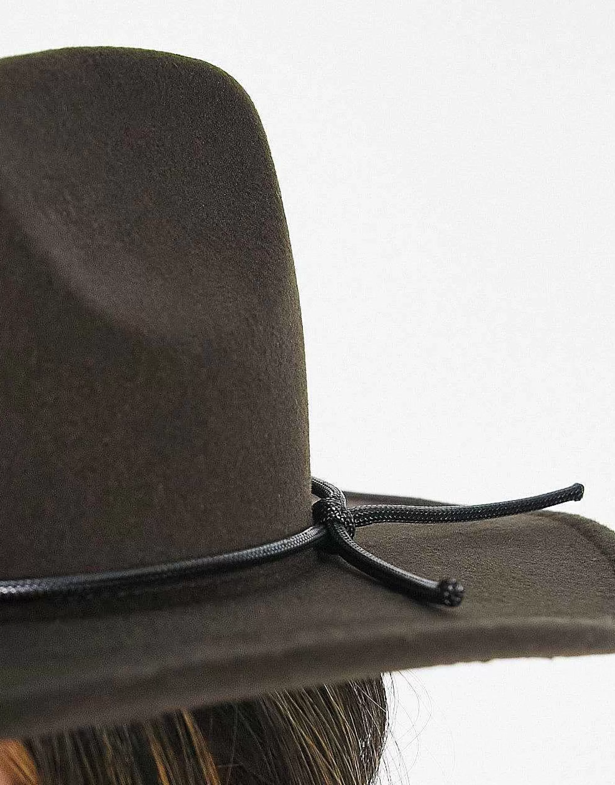 Women DESIGN Felt Fedora With Size Adjuster In