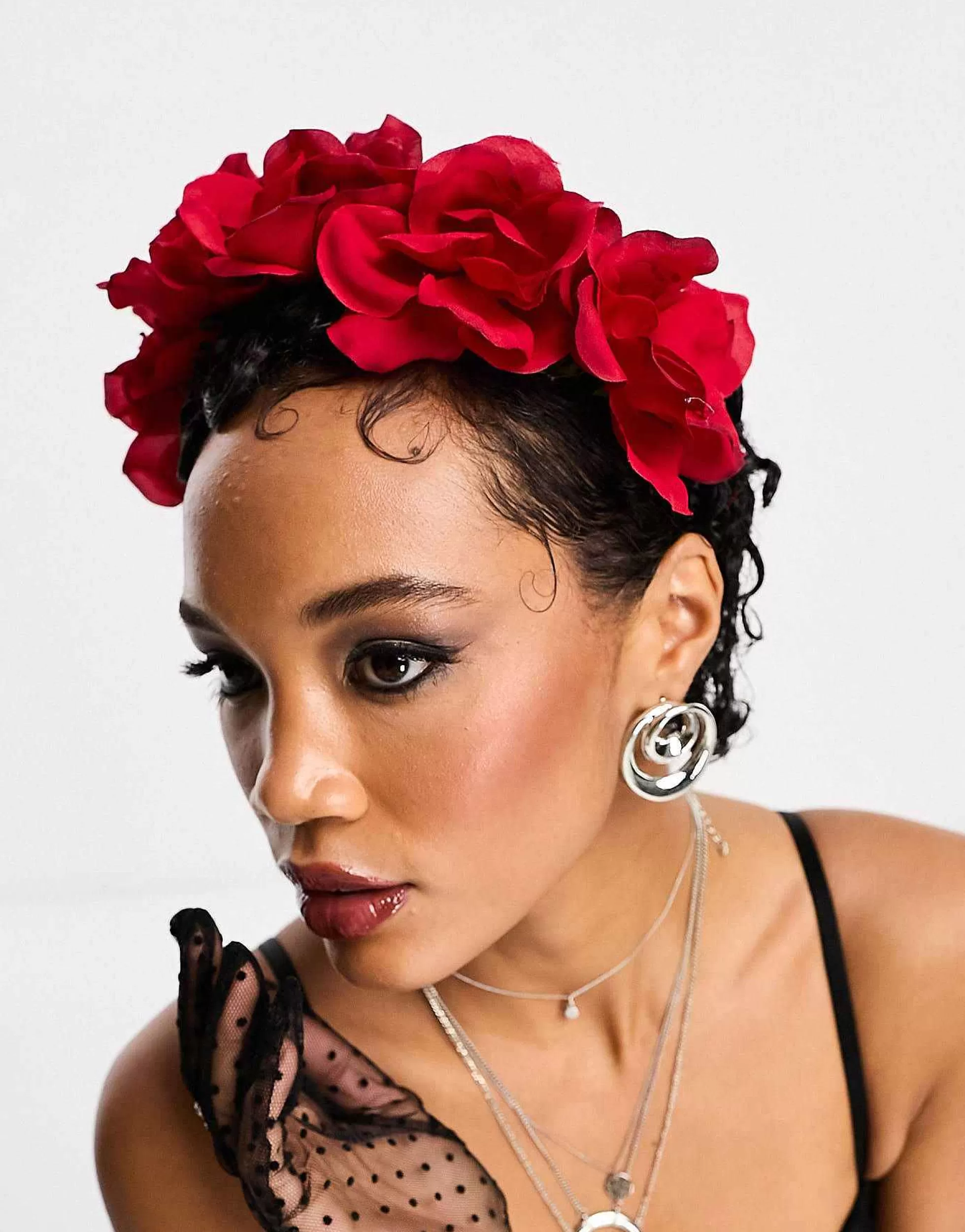 Women DESIGN Halloween Garland Headband In Floral
