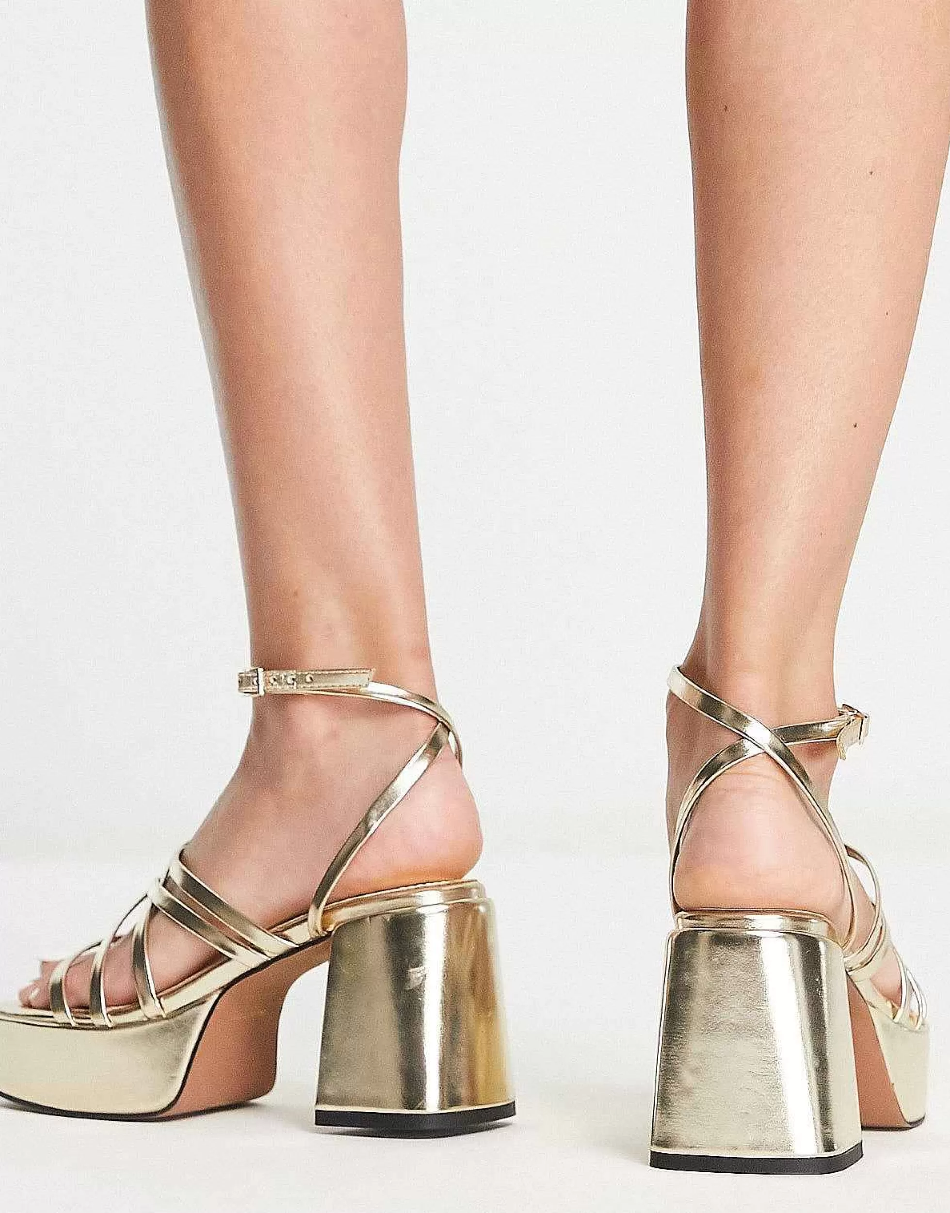 Women DESIGN Hanon Strappy Platform Heeled Sandals In