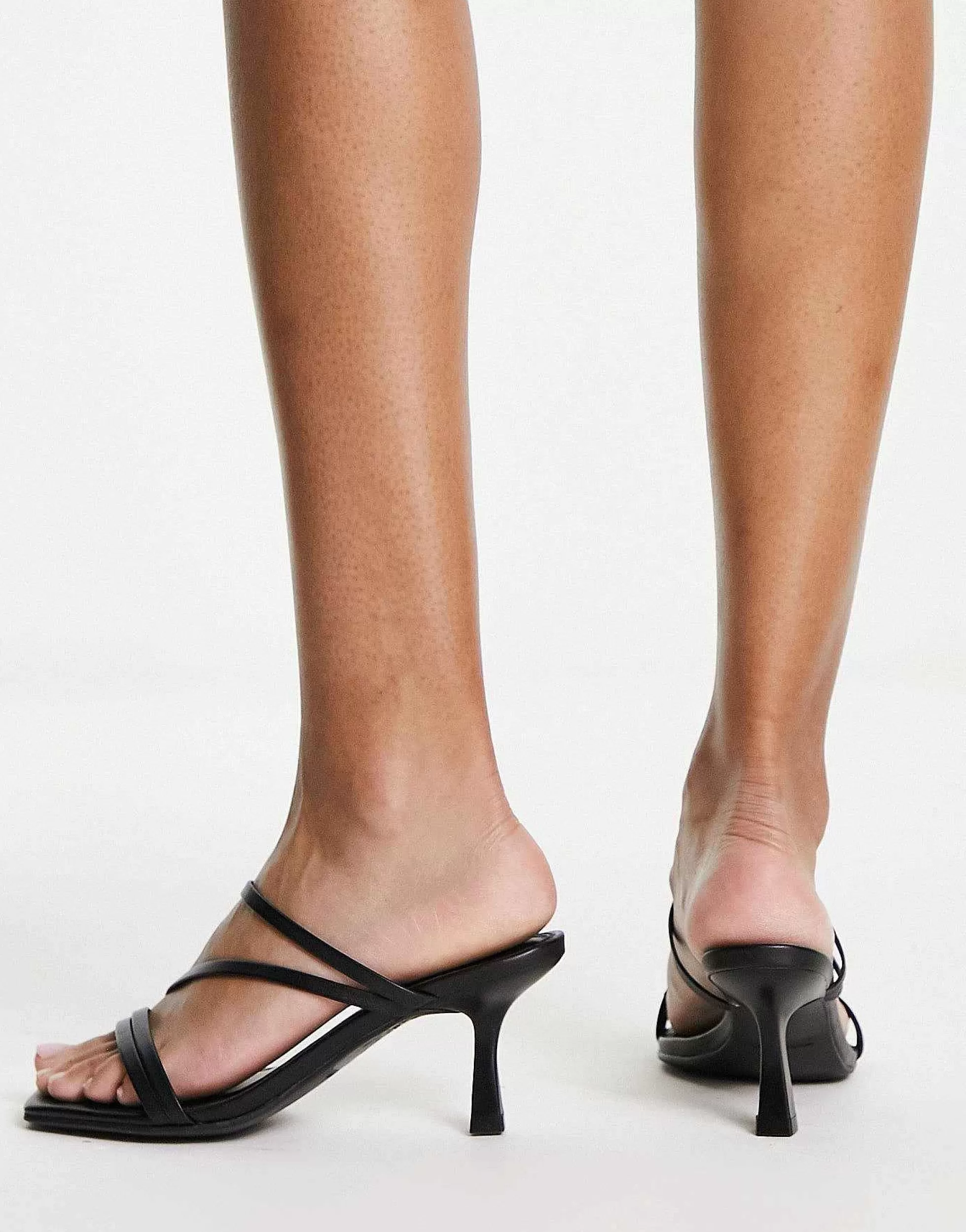 Women DESIGN Hartley Strappy Mid Sandal Heeled Mules In