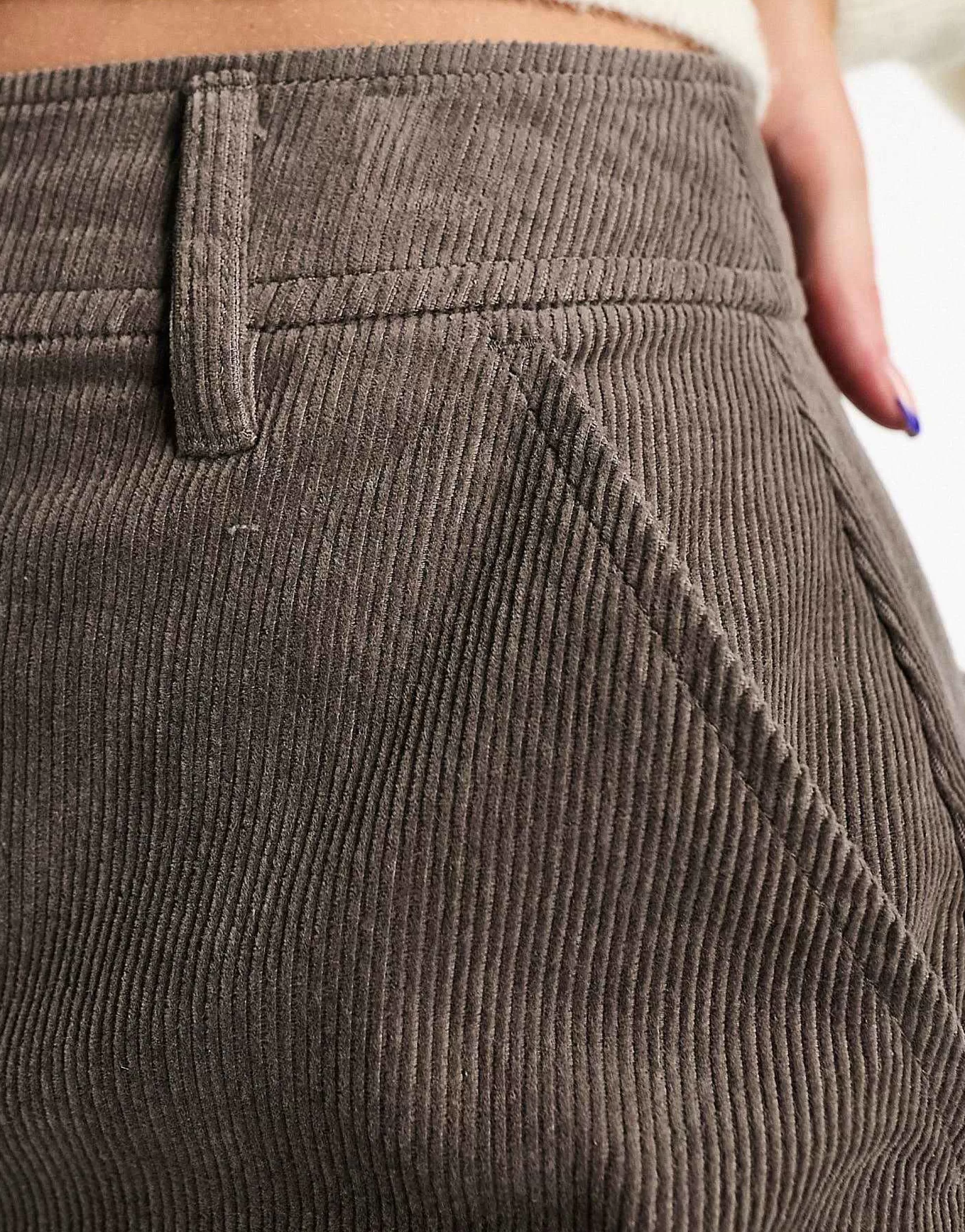 Women DESIGN Hourglass Cord Pocket A-Line Mini Skirt In