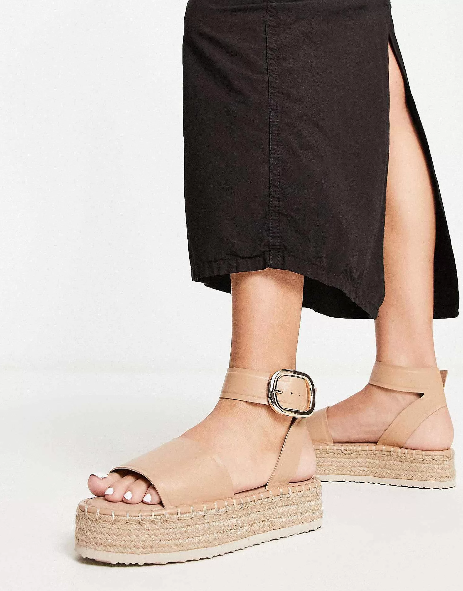 Women DESIGN Jinny Espadrille With Oval Buckle In