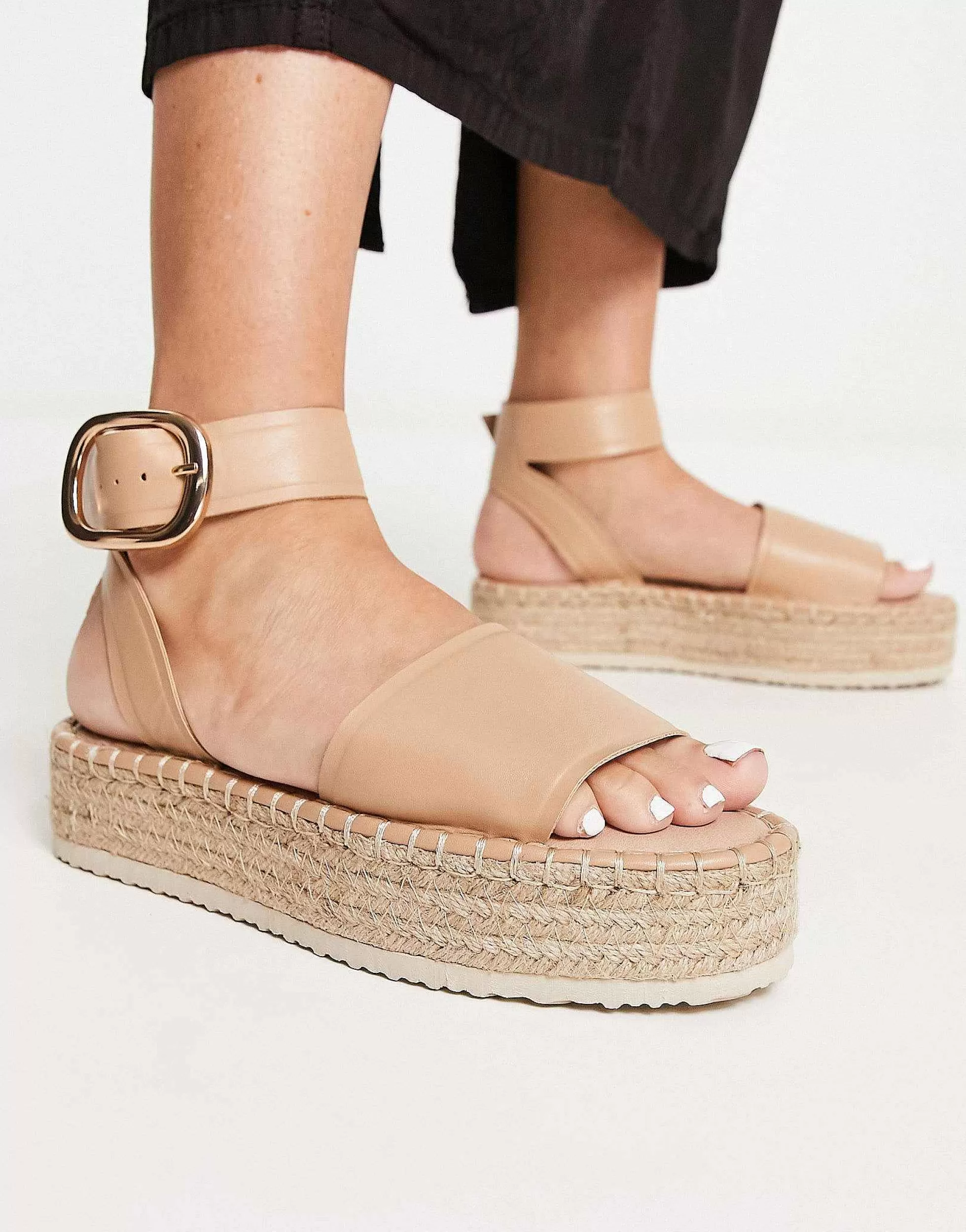 Women DESIGN Jinny Espadrille With Oval Buckle In