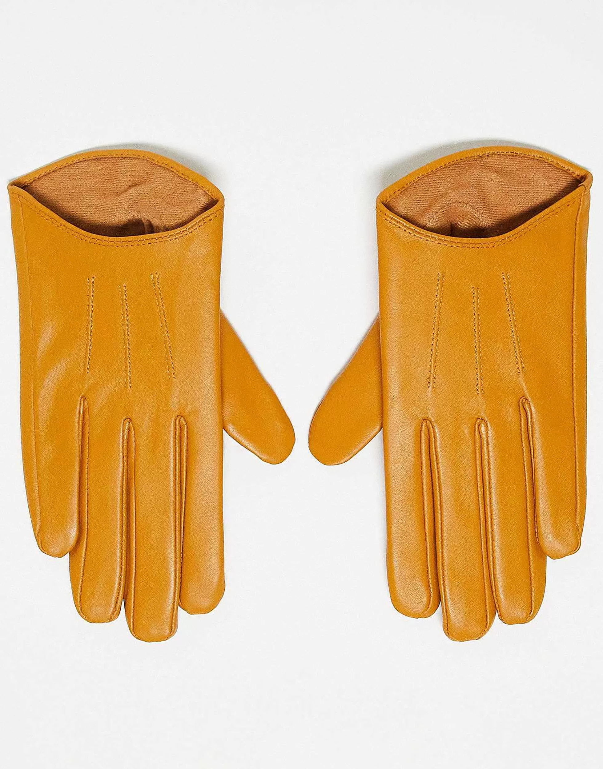 Women DESIGN Leather Gloves With Touch Screen In