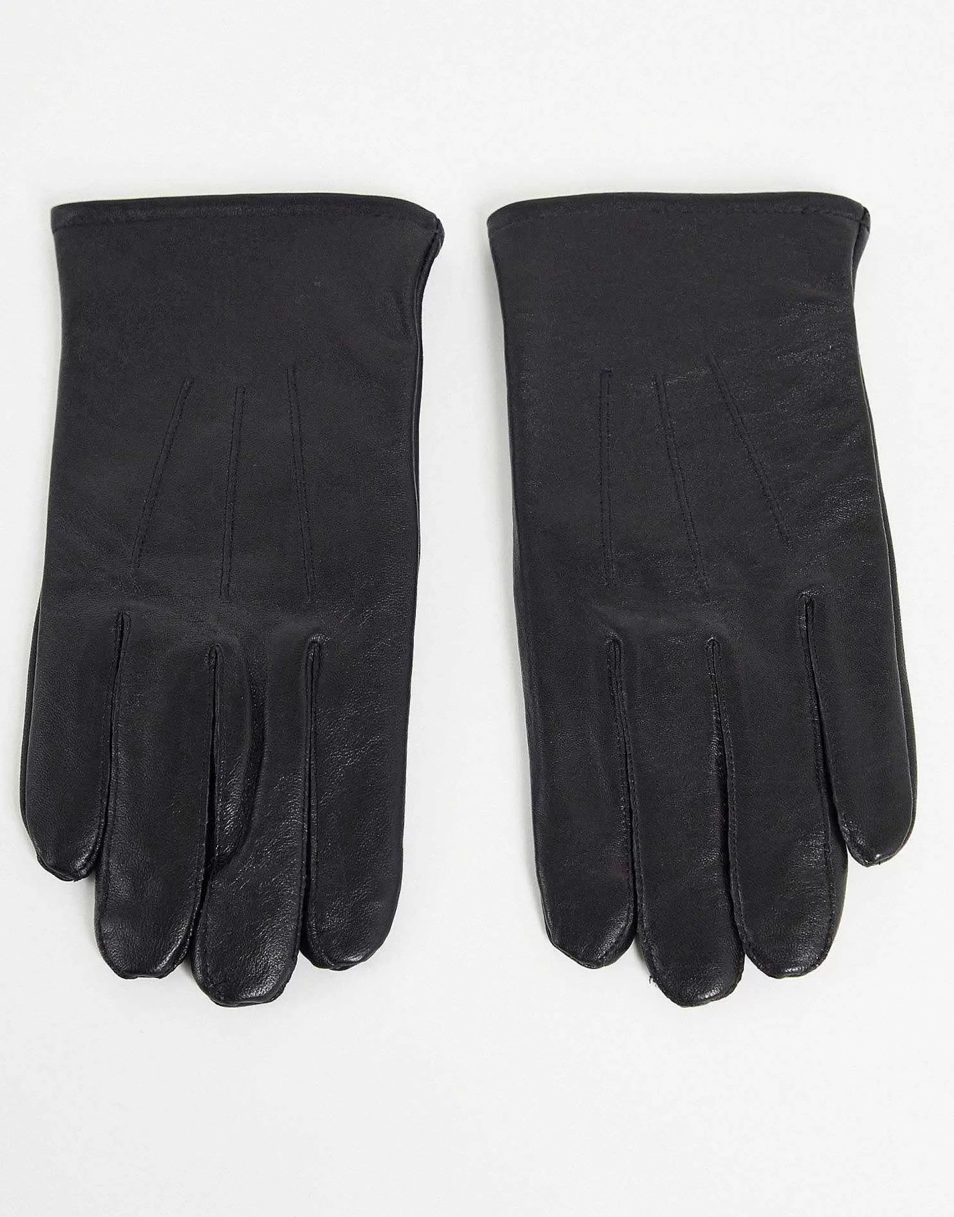 Men DESIGN Leather Touchscreen Gloves In