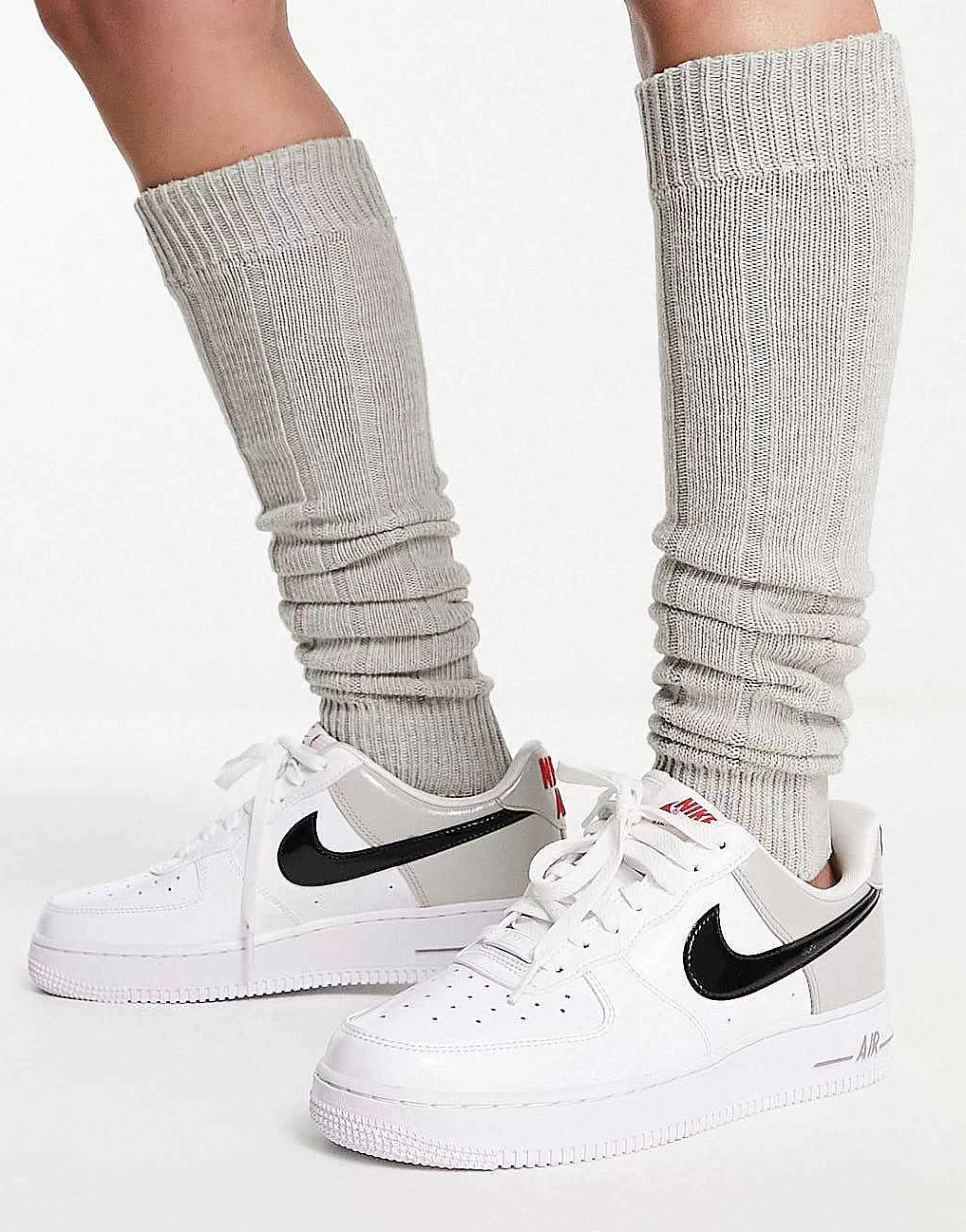 Women DESIGN Leg Warmer In Grey Marl
