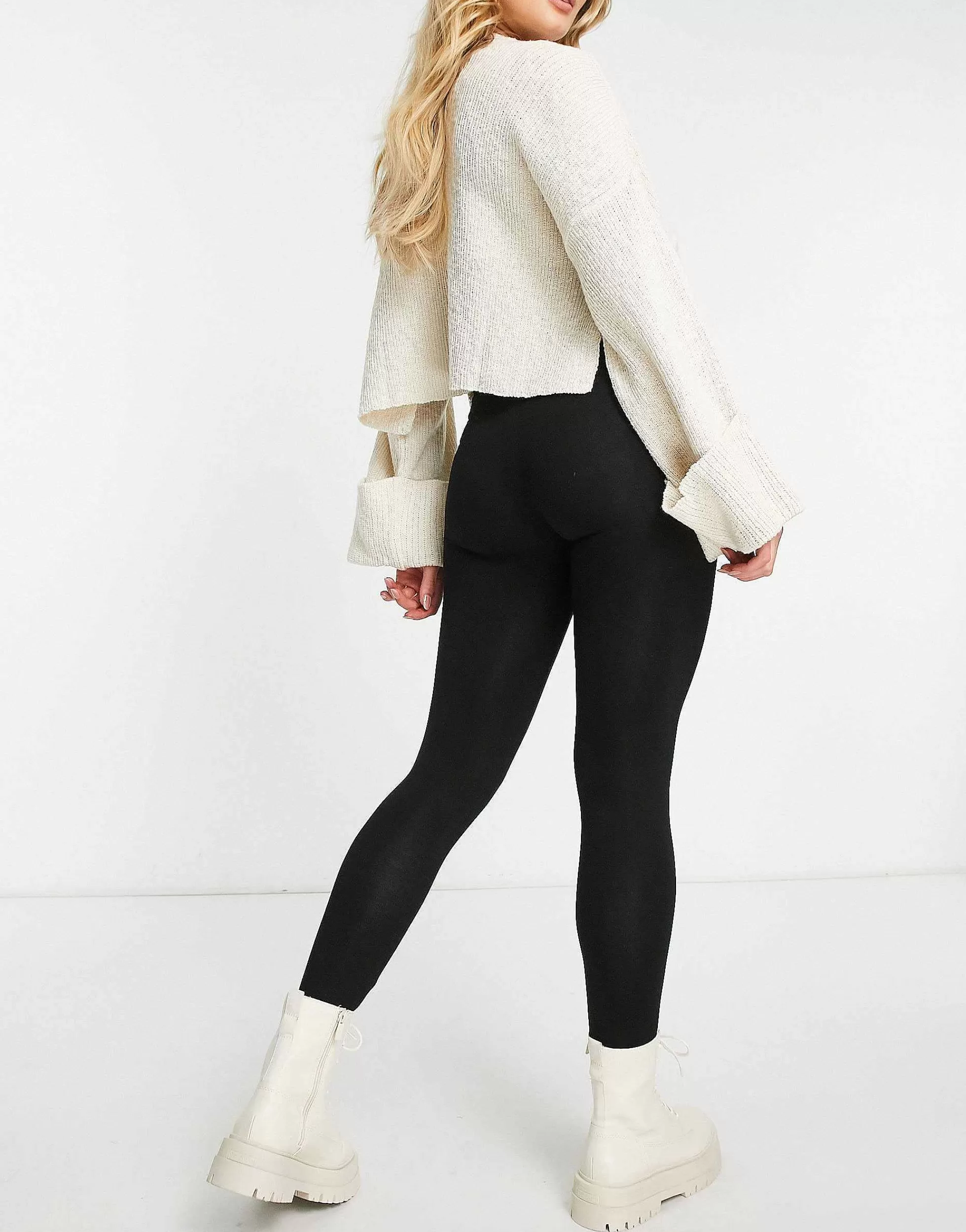 Women Maternity Design 2 Pack Over The Bump Leggings In
