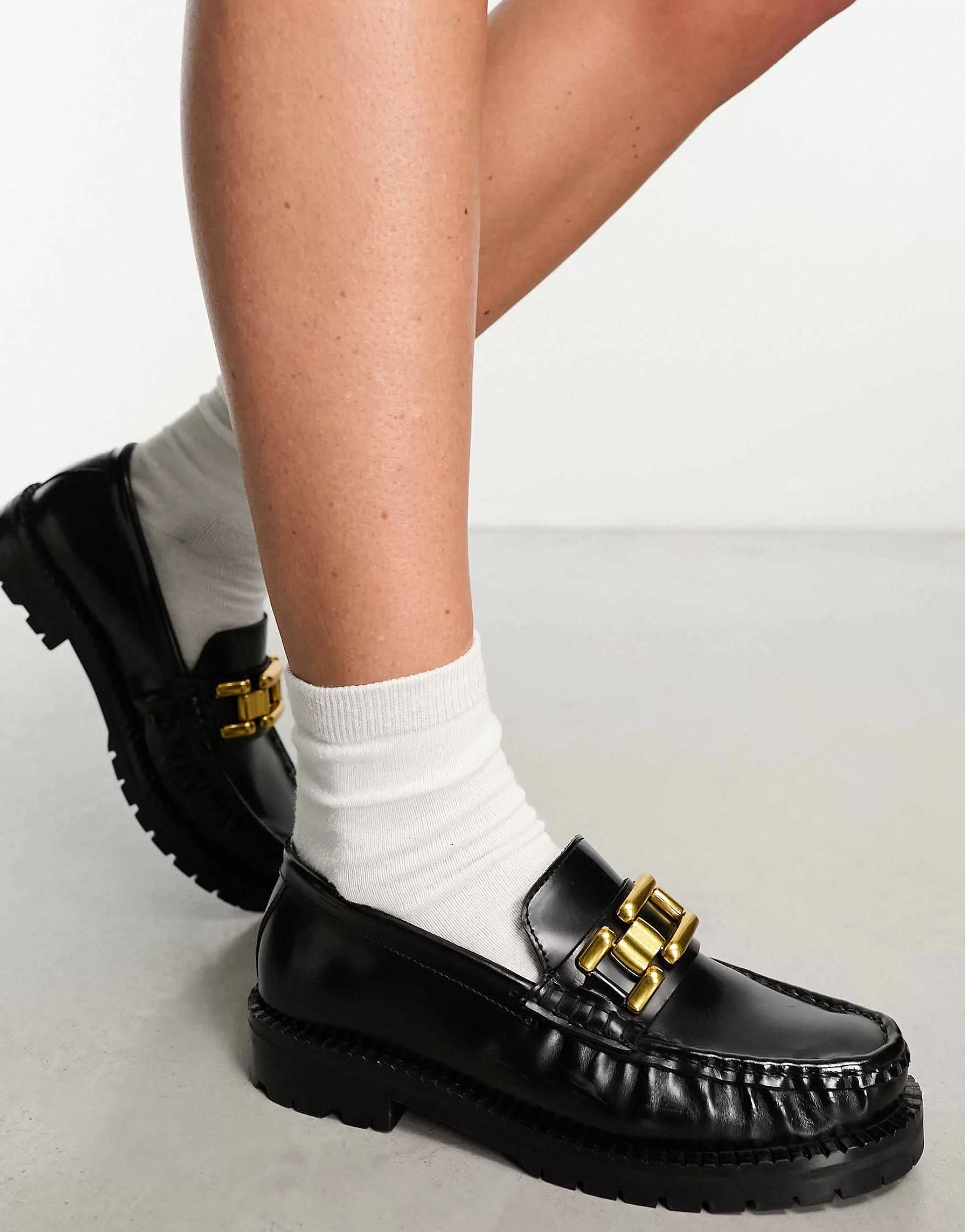Women DESIGN Memorize Leather Loafer In