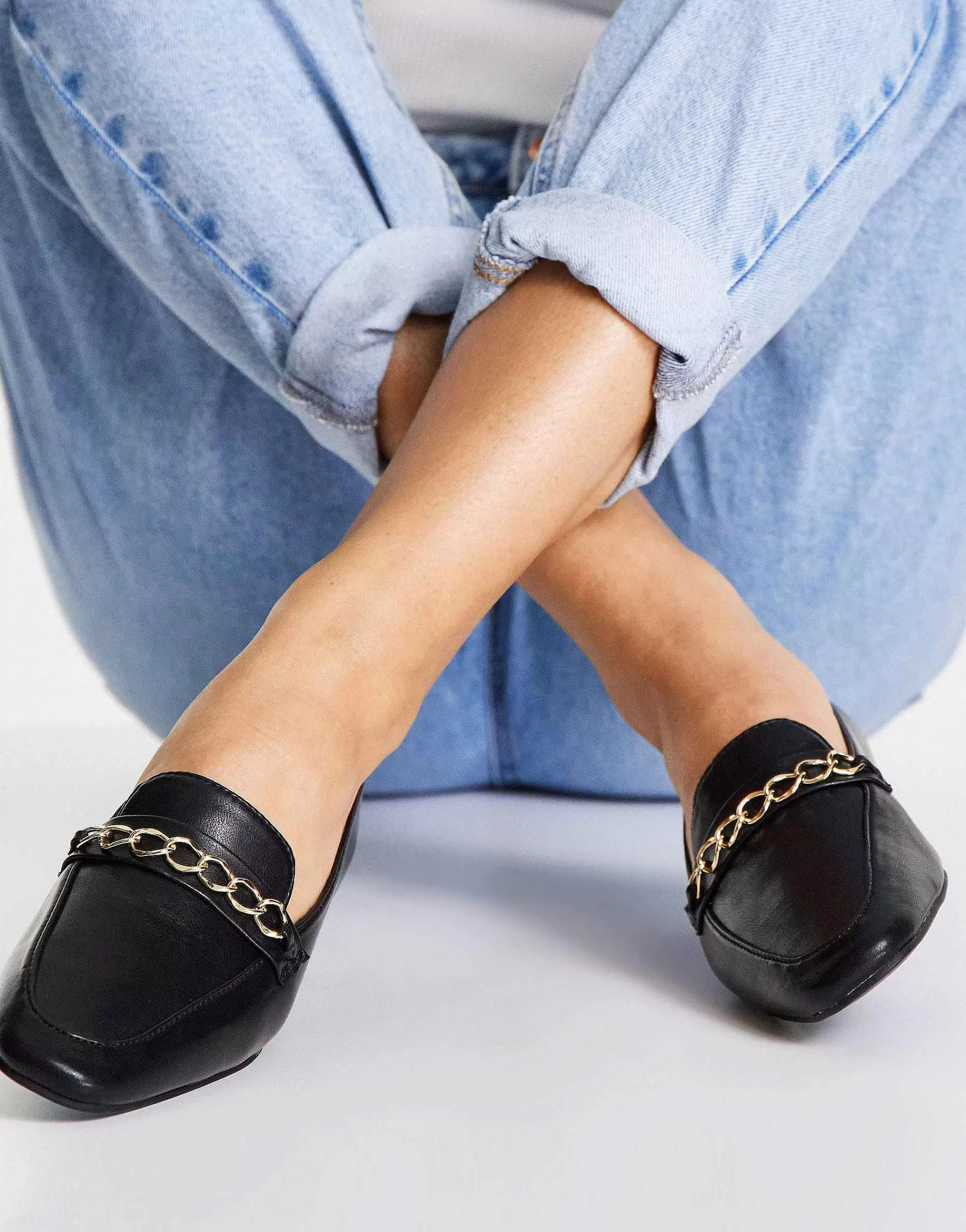 Women DESIGN Mingle Chain Loafers In