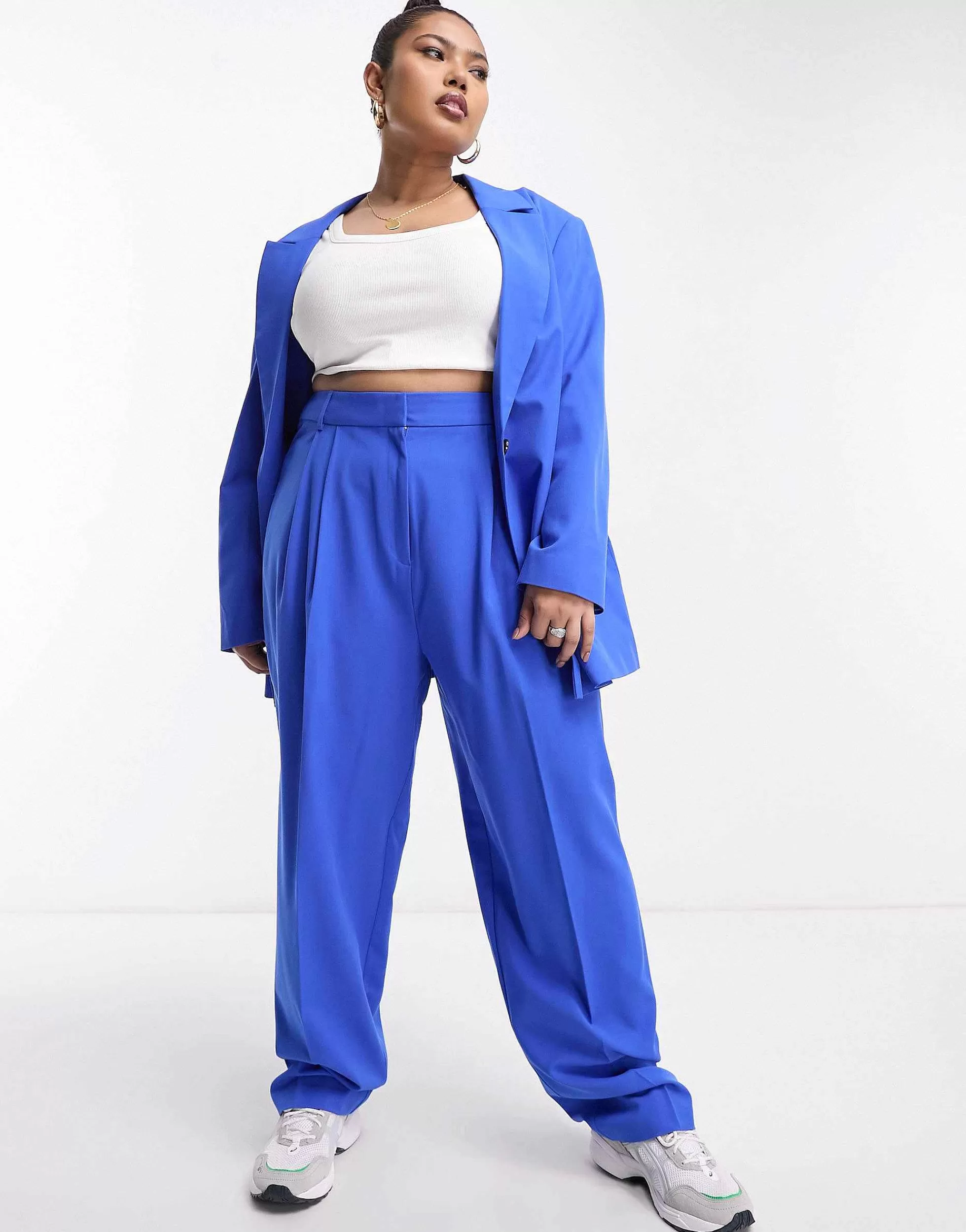 Women DESIGN Mix & Match Suit In Electric Blue