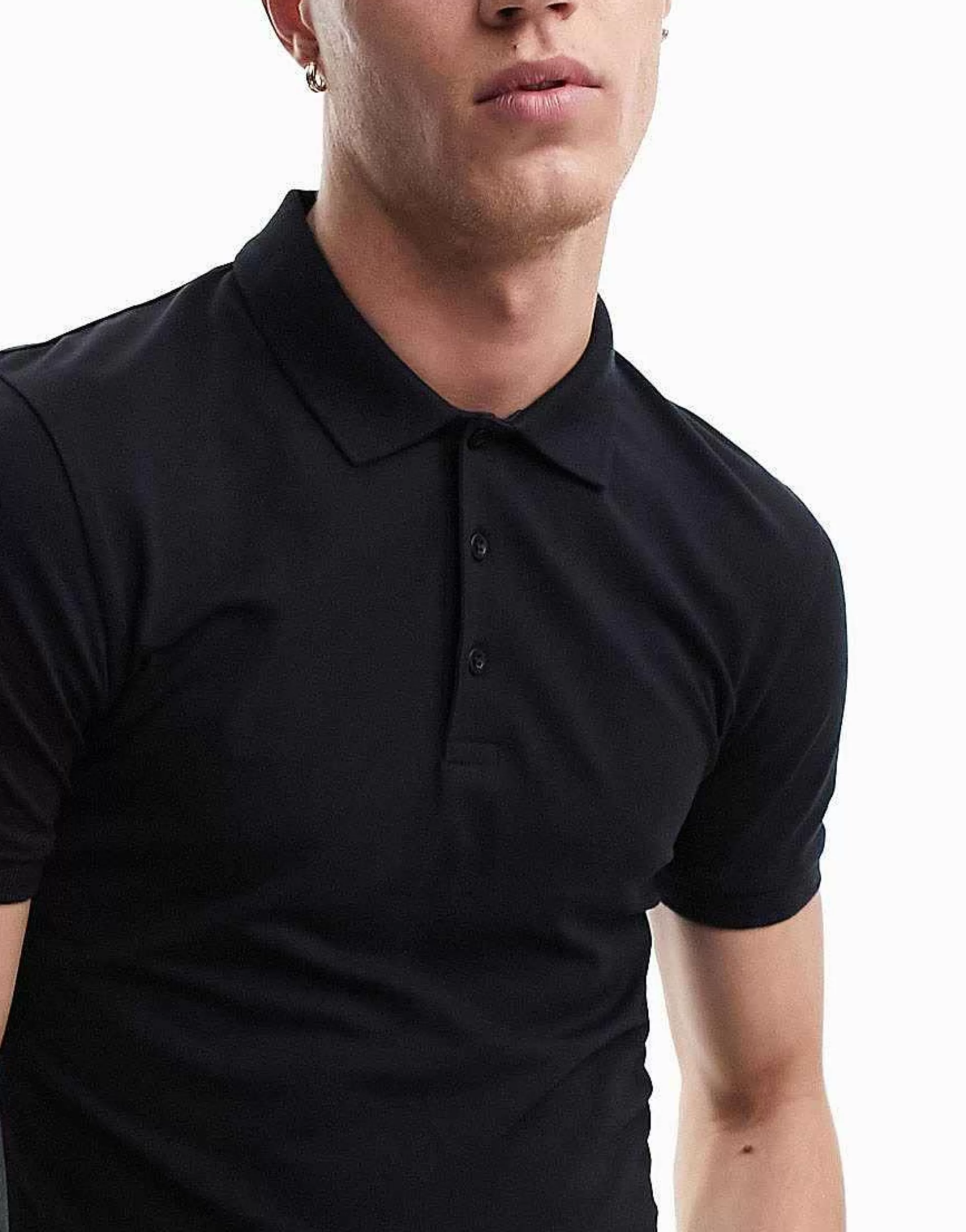 Men DESIGN Muscle Polo In