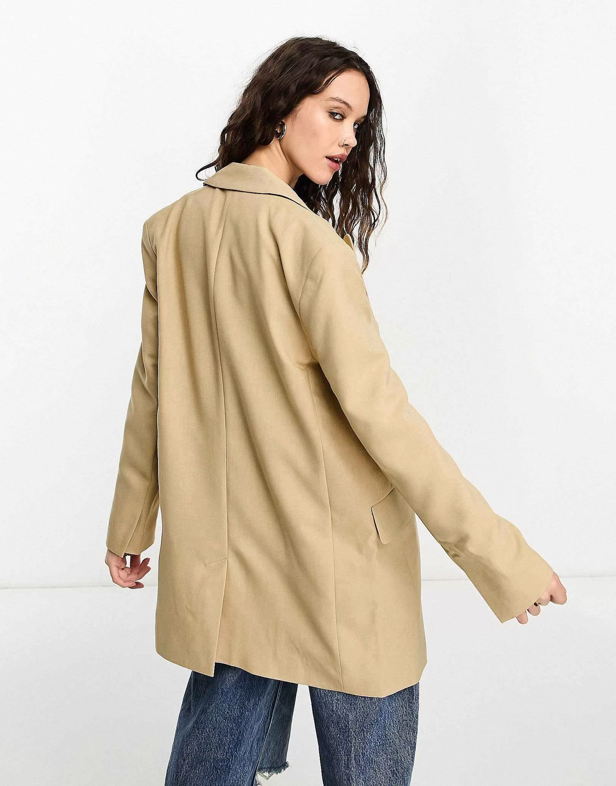 Women DESIGN New Perfect Long Line Shape Blazer In