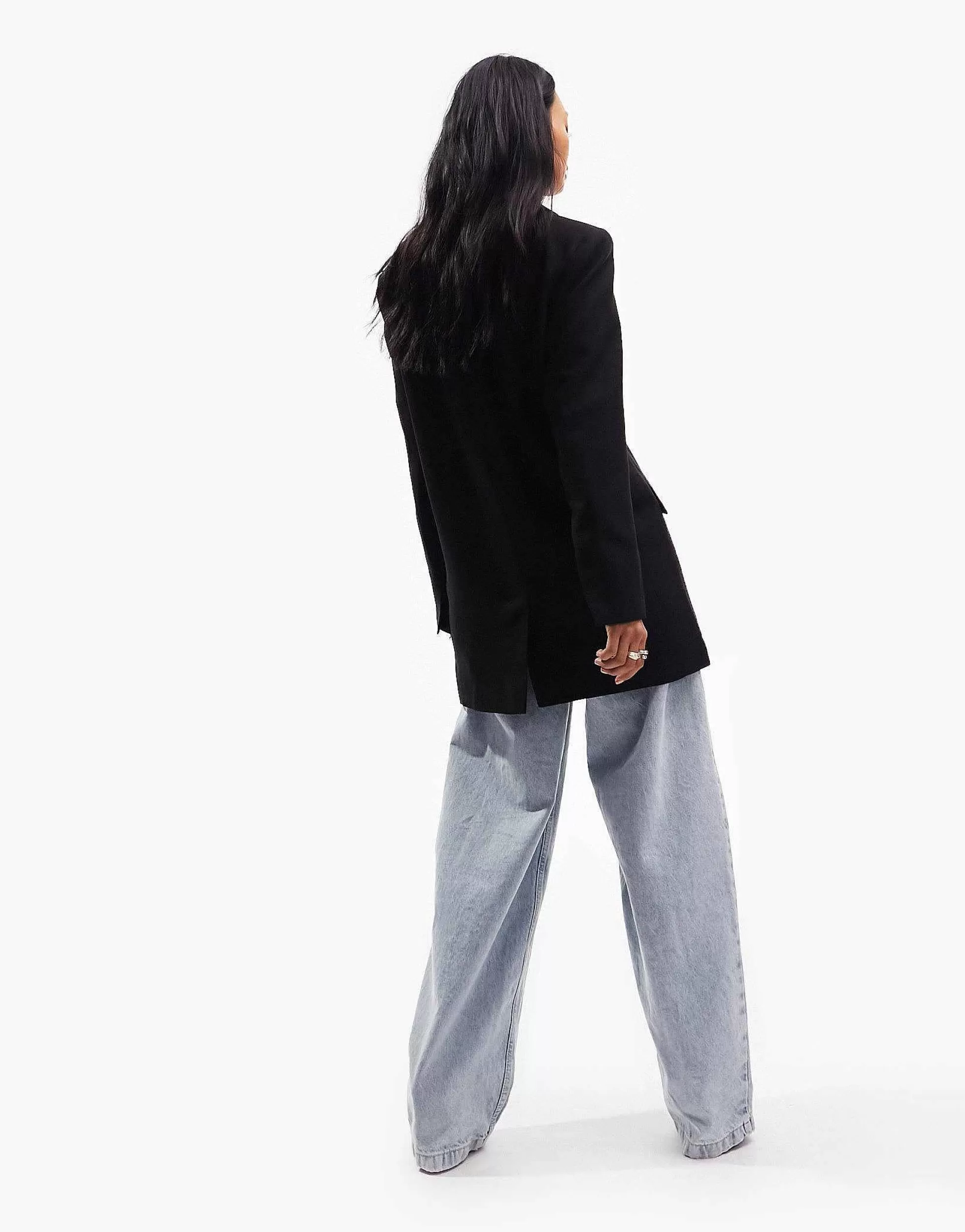 Women DESIGN New Perfect Long Line Shape Blazer In