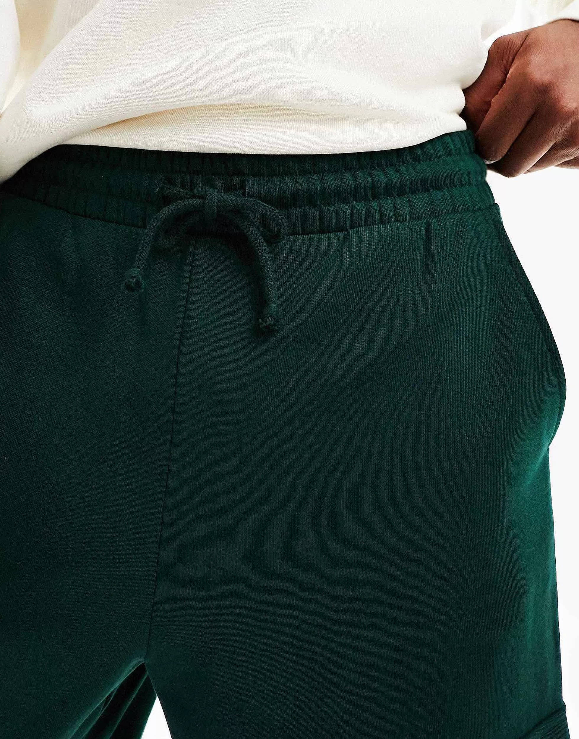 Men DESIGN Oversized Joggers With Cargo Pockets In Dark Green