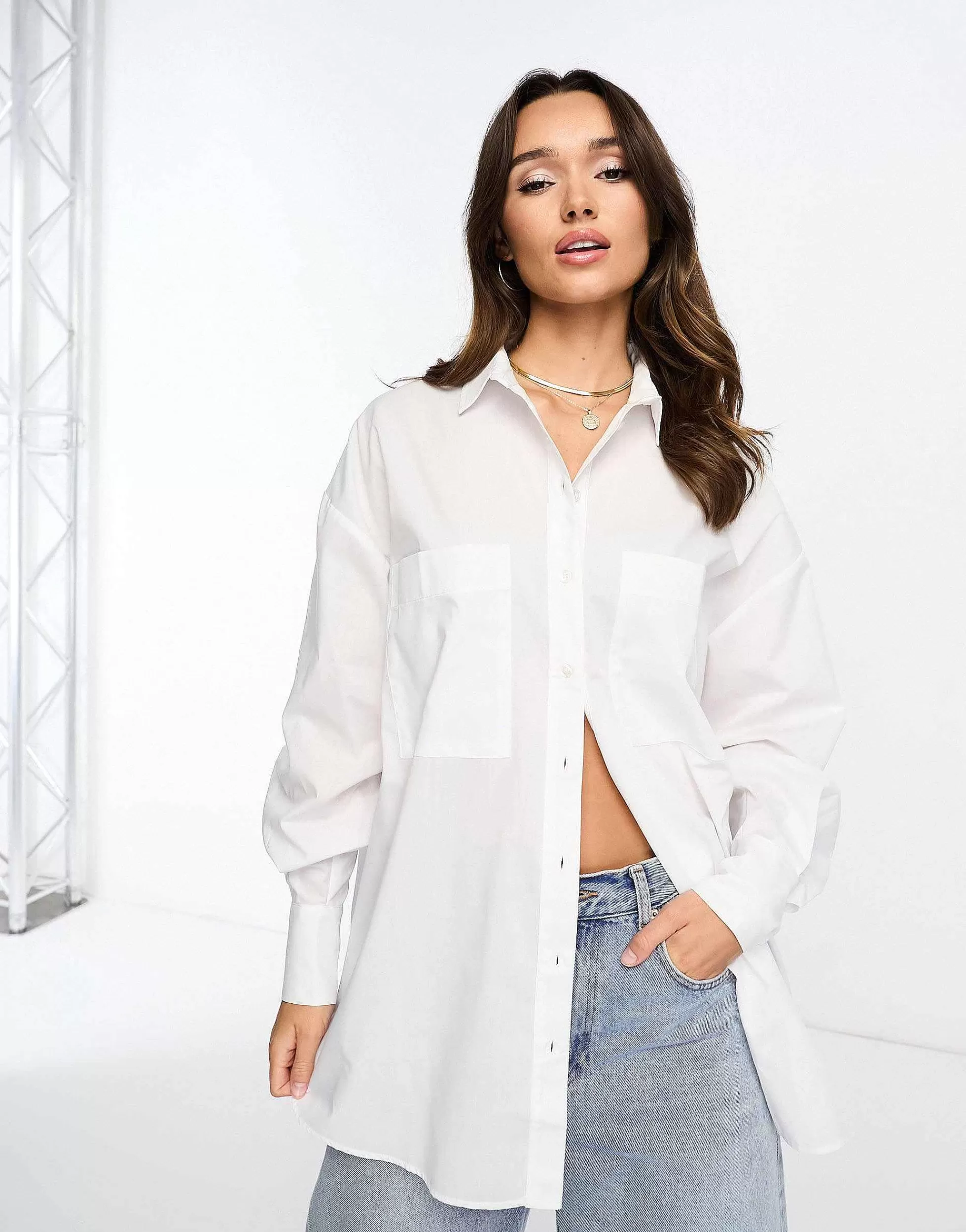 Women DESIGN Oversized Shirt In