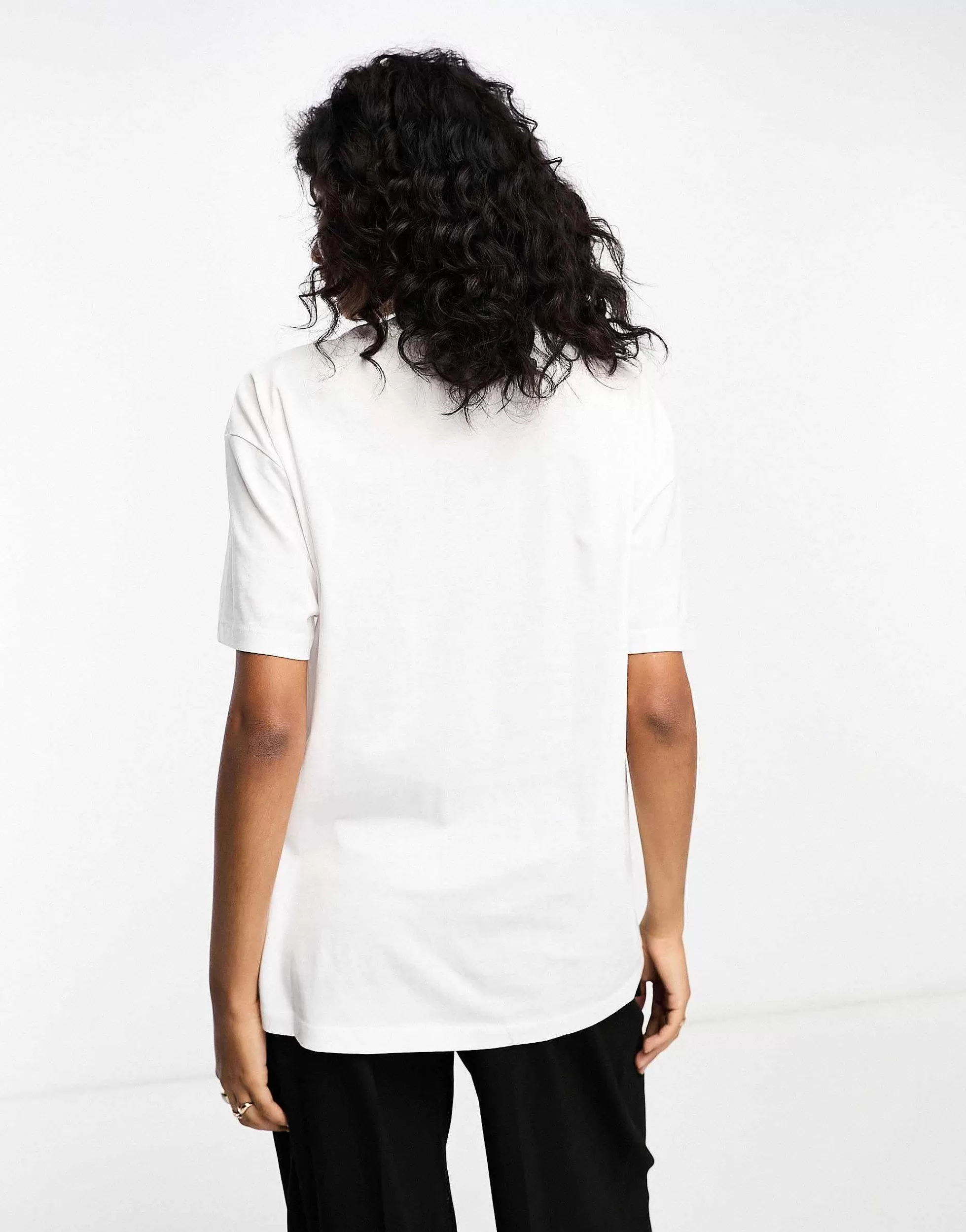 Women DESIGN Oversized T-Shirt In 2 Pack In Black & White