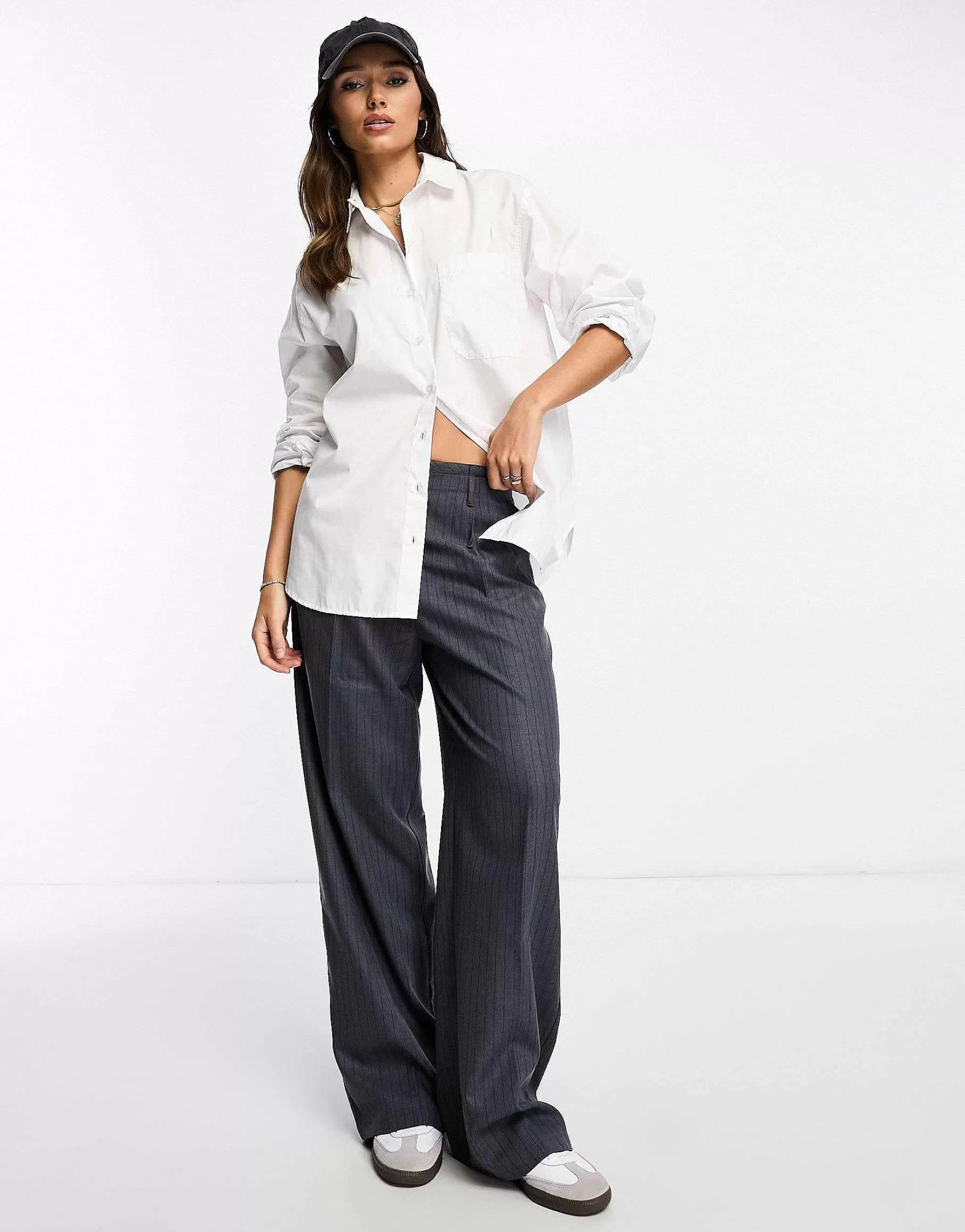 Women DESIGN Oxford Shirt In