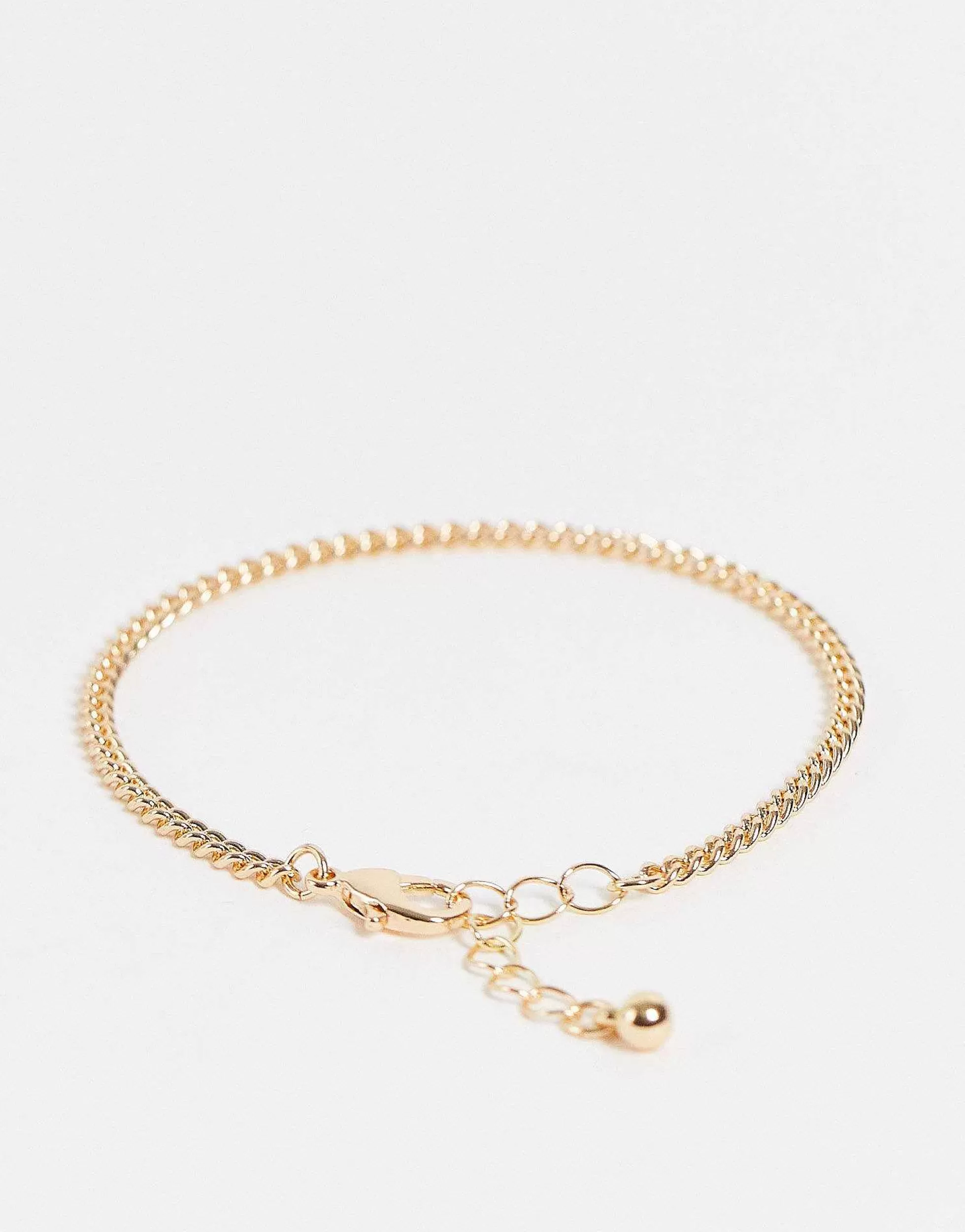 Women DESIGN Pack Of 4 Fine Chain Bracelets In Tone