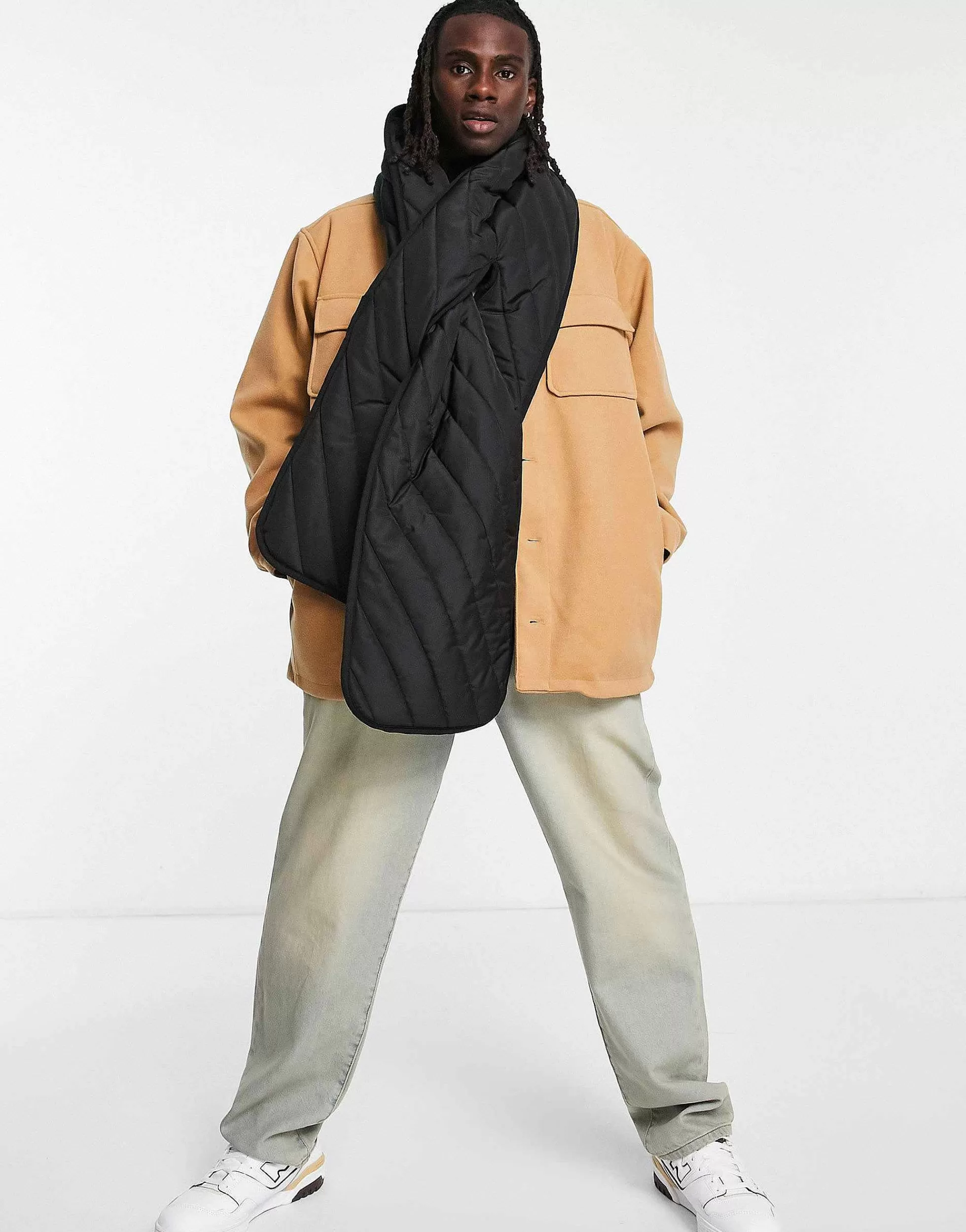 Men DESIGN Padded Scarf In