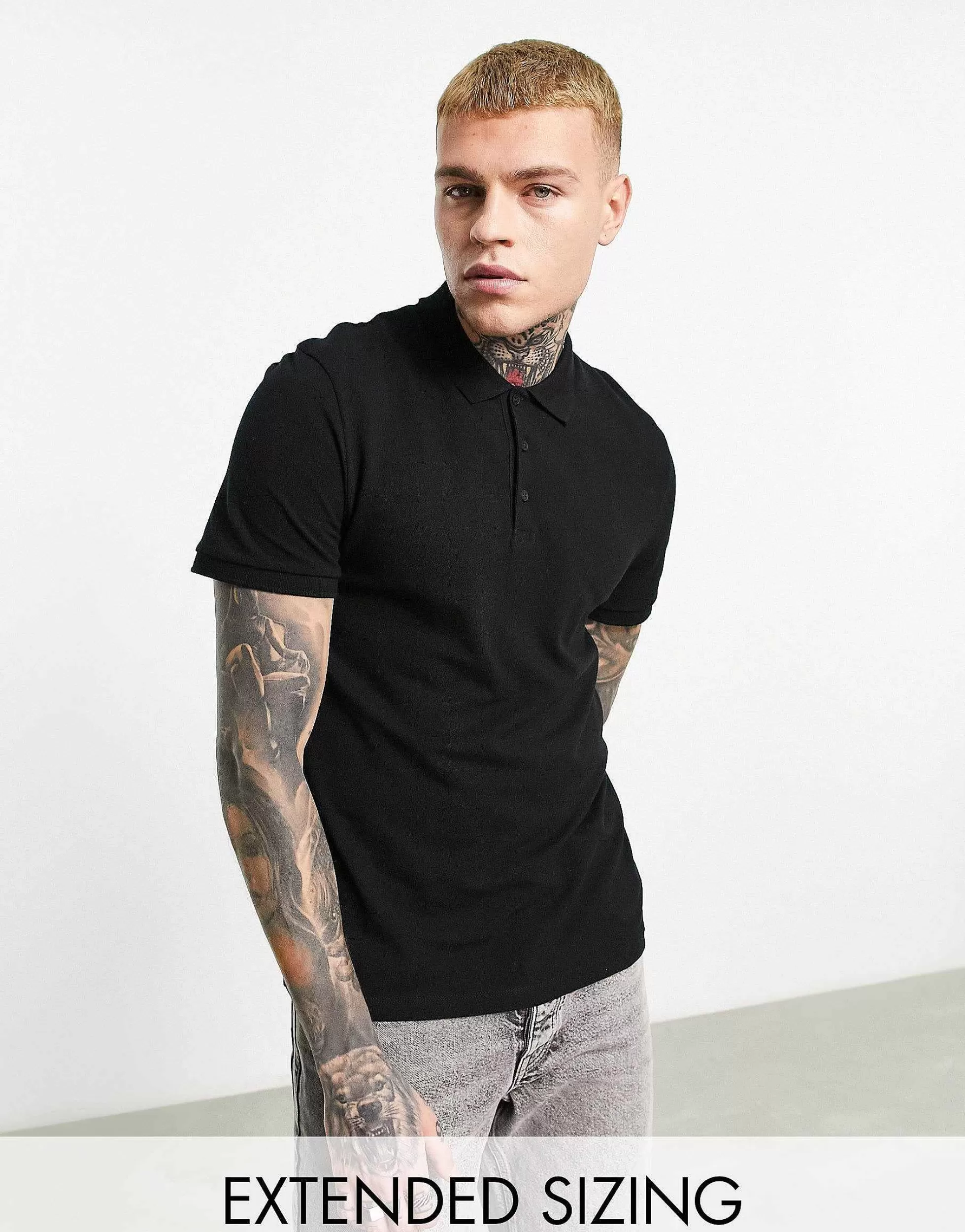 Men DESIGN Pique Polo In