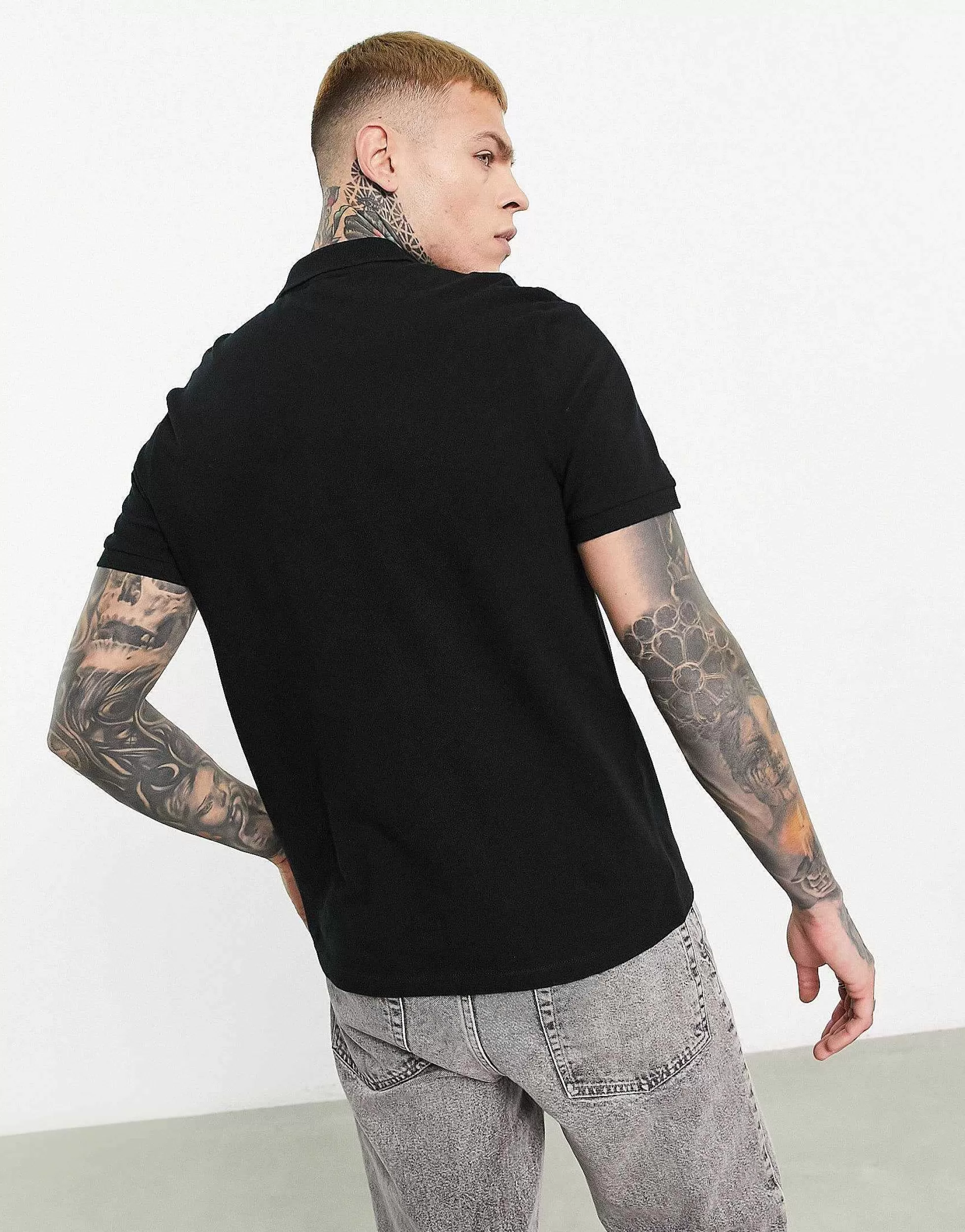 Men DESIGN Pique Polo In