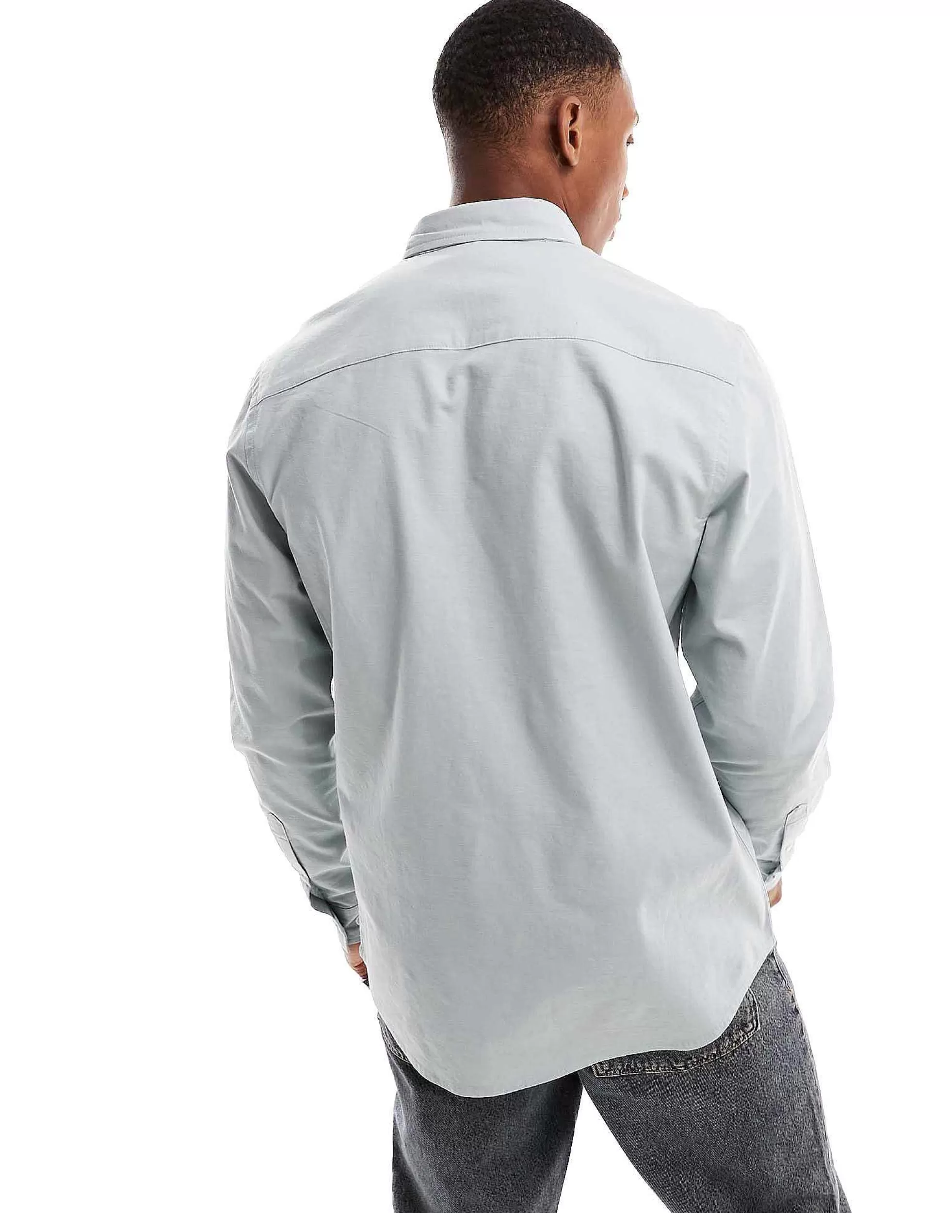 Men DESIGN Regular Fit Oxford Shirt In