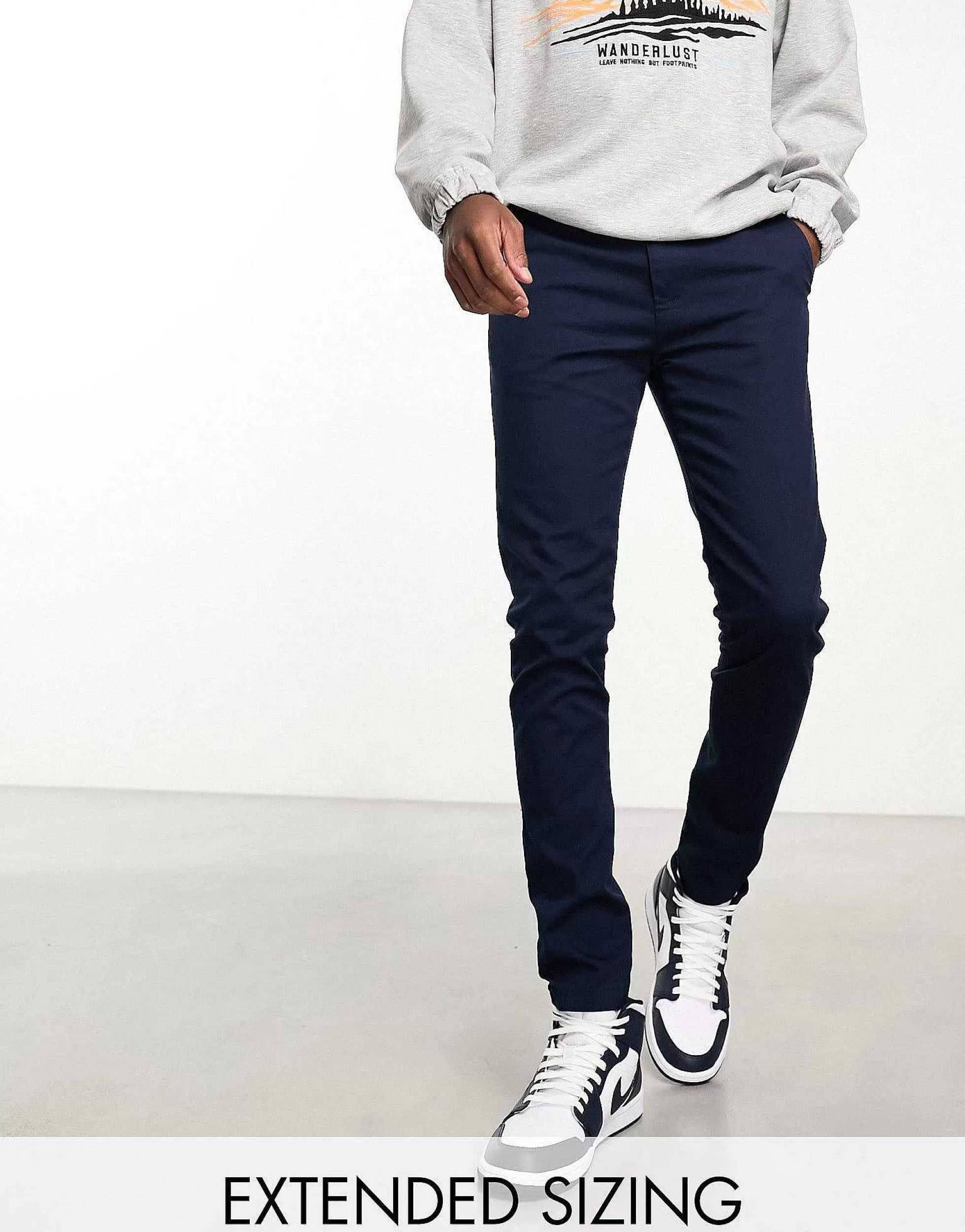 Men DESIGN Skinny Chinos In