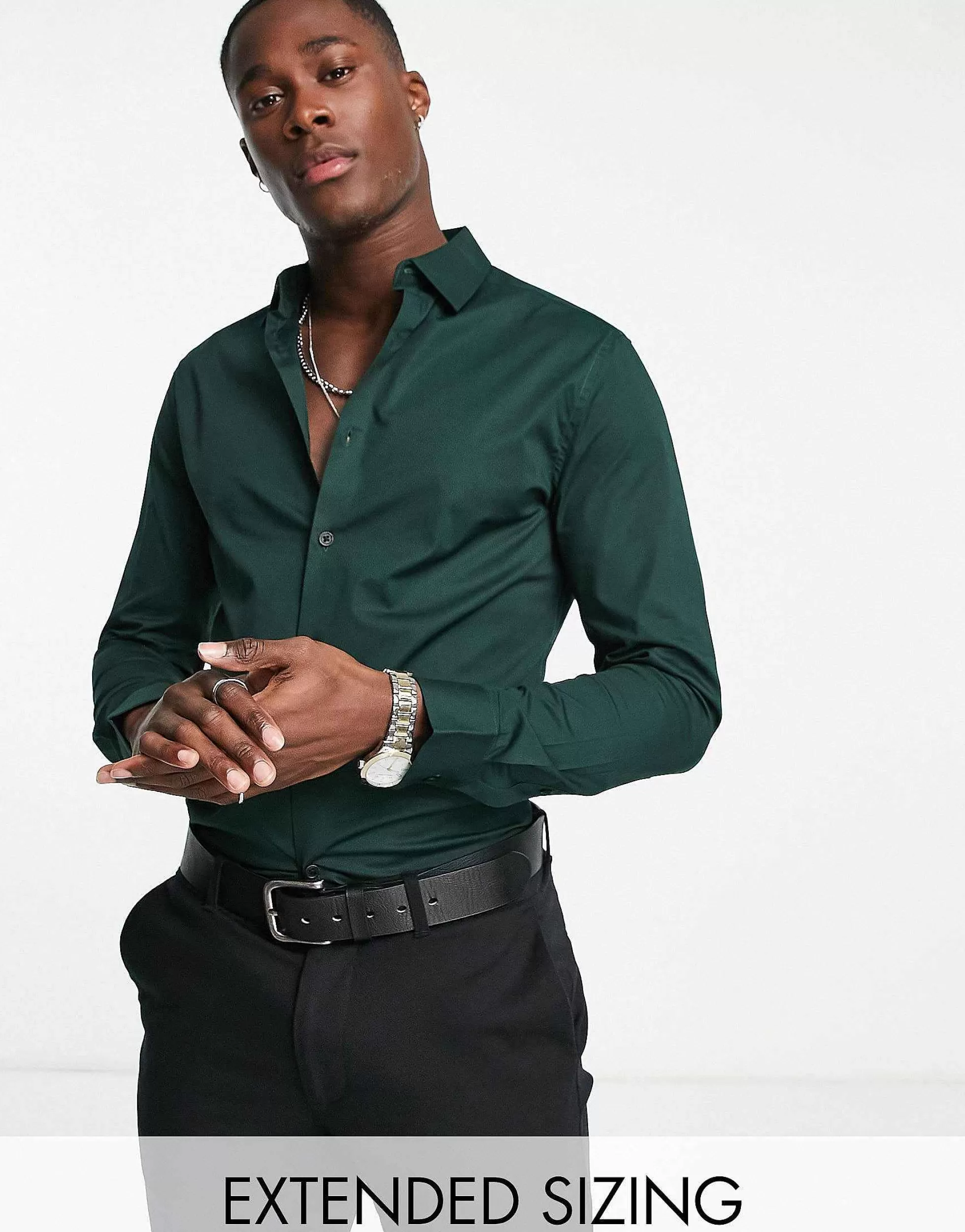 Men DESIGN Skinny Fit Shirt In