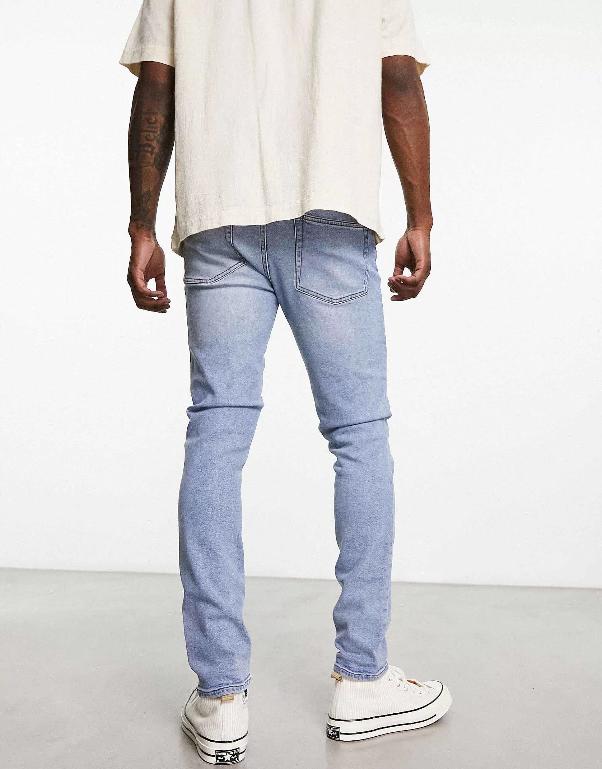 Men DESIGN Skinny Jeans In Vintage