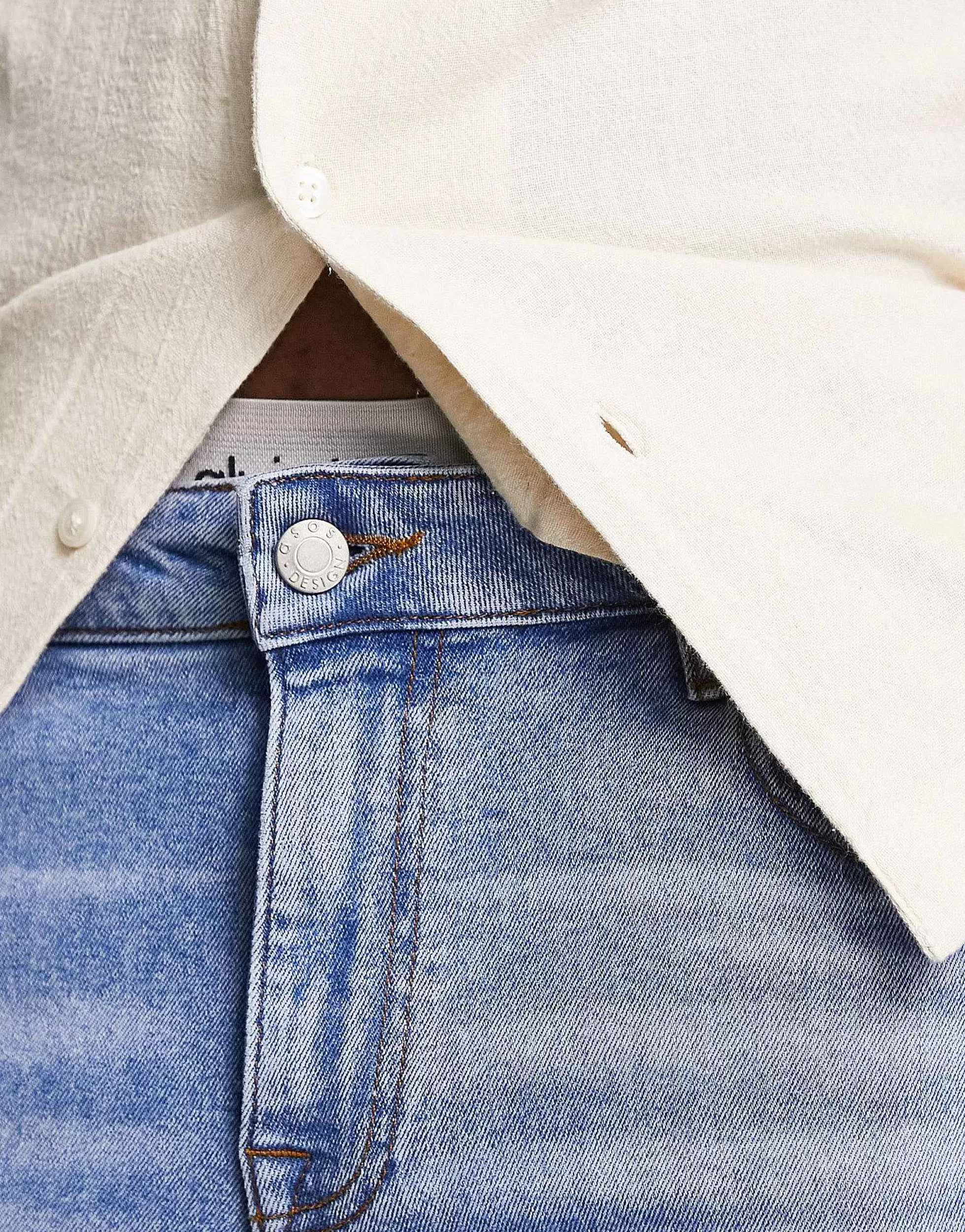 Men DESIGN Skinny Jeans In Vintage