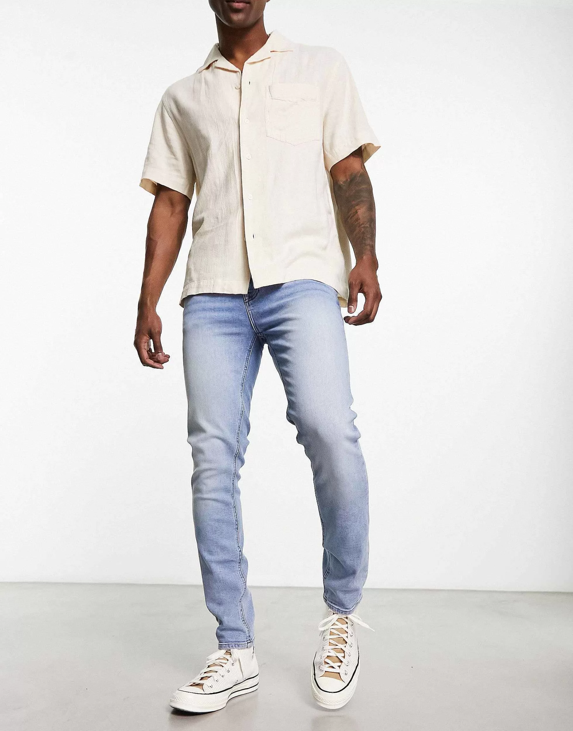 Men DESIGN Skinny Jeans In Vintage