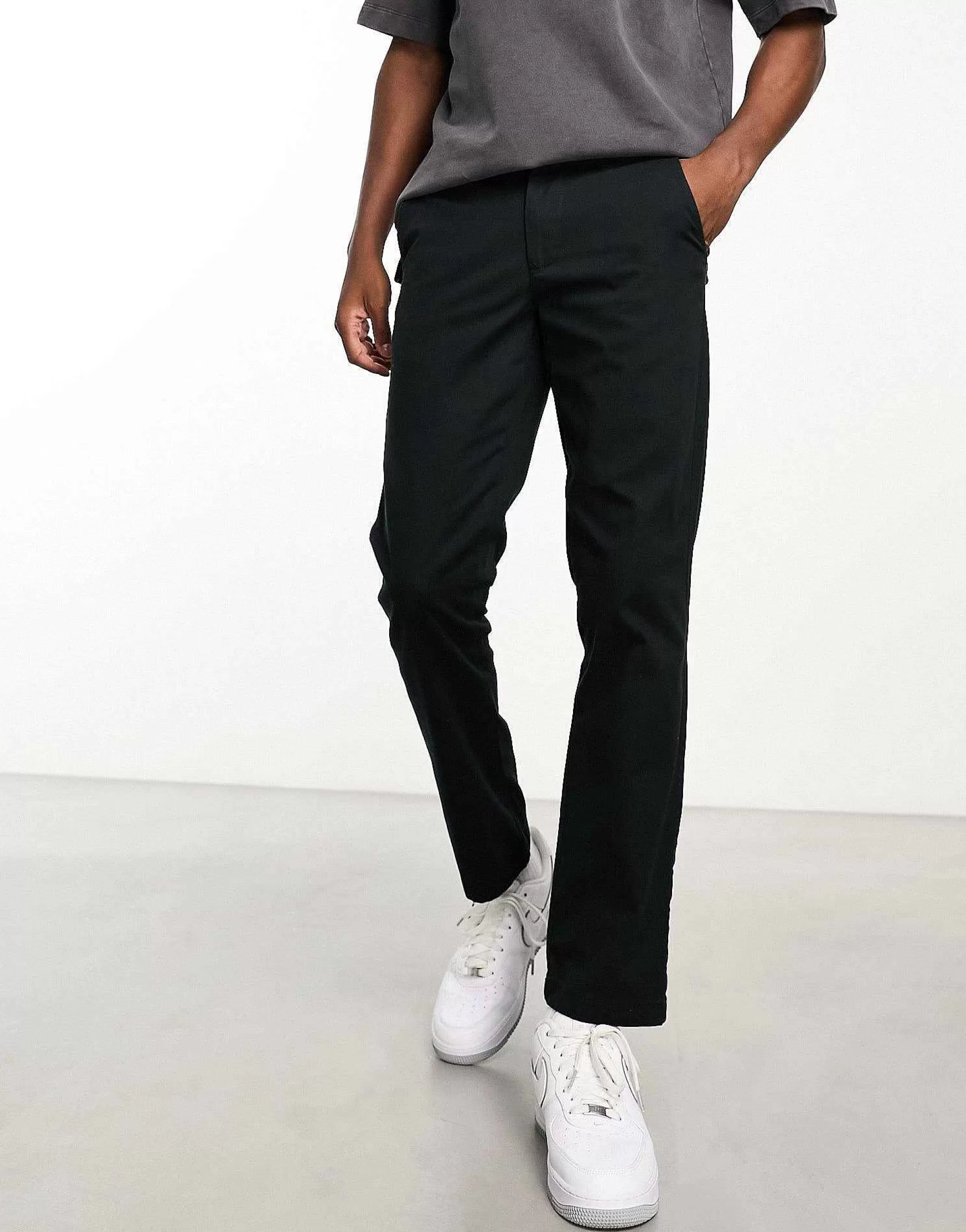 Men DESIGN Slim Chinos In