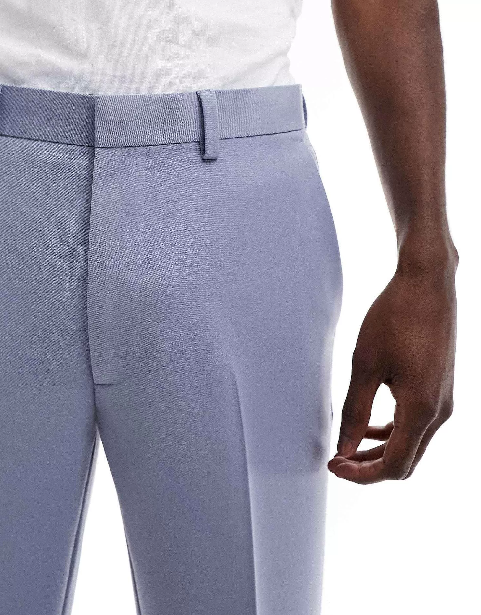 Men DESIGN Smart Slim Fit Trousers In
