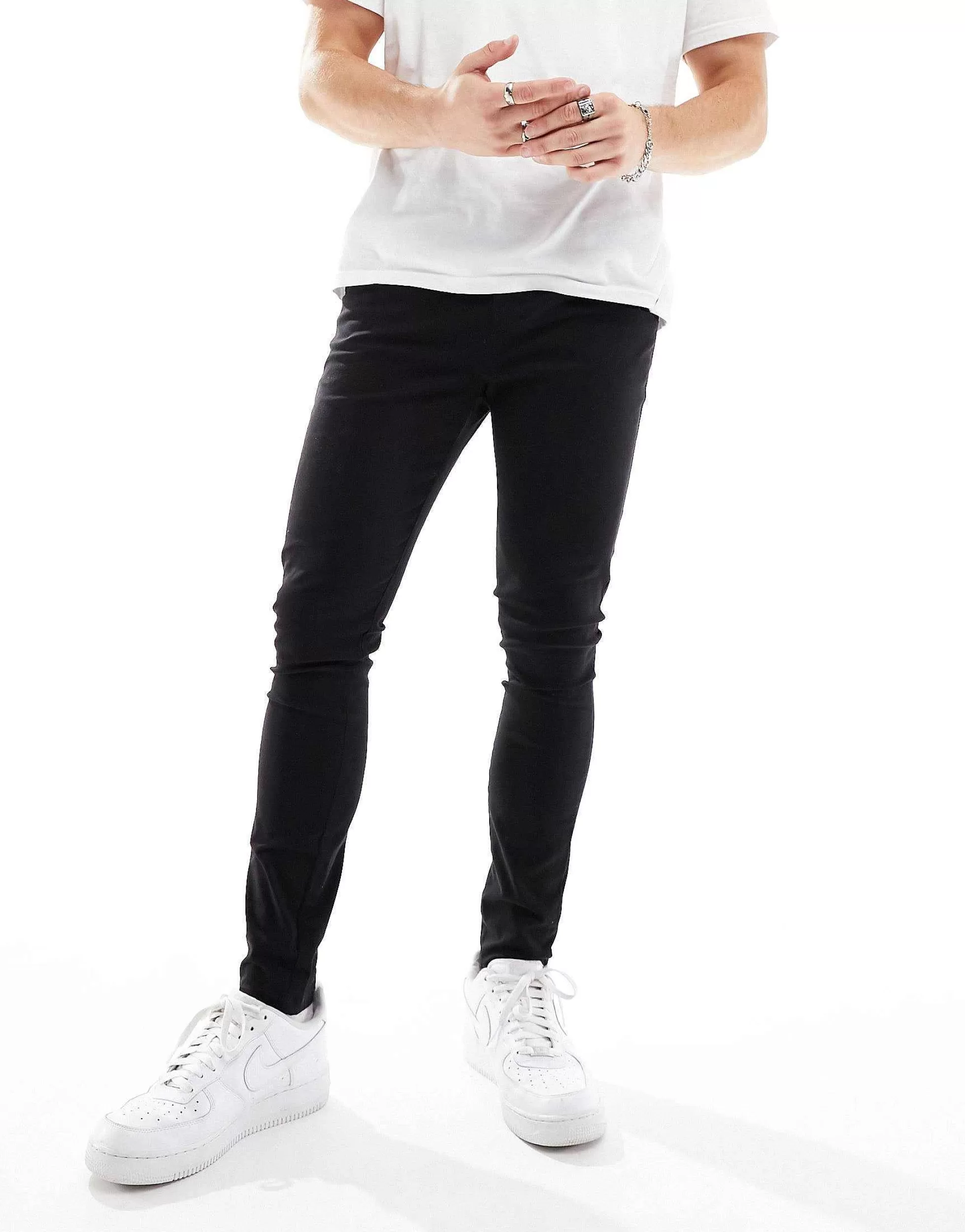 Men DESIGN Spray On Chinos In