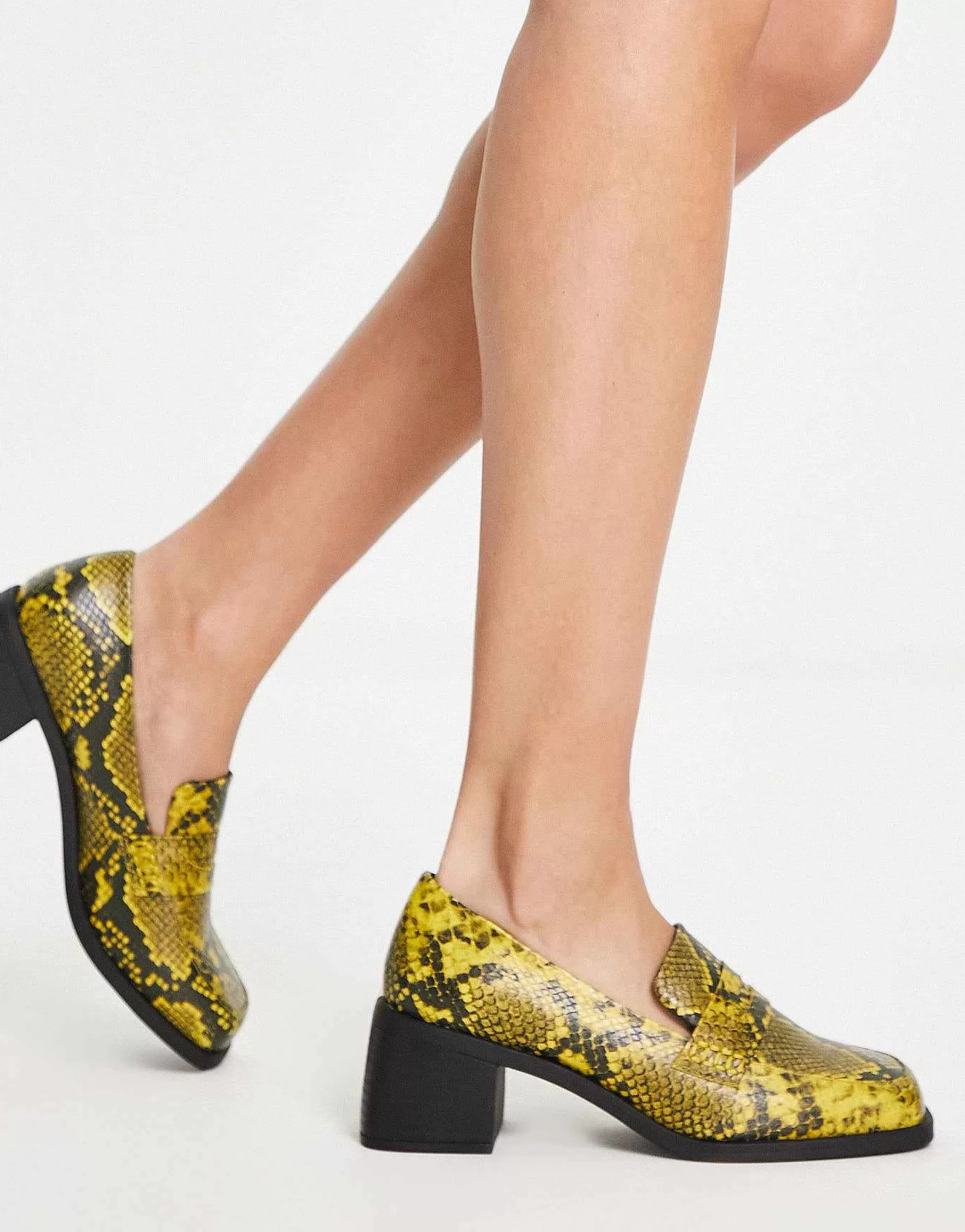 Women DESIGN Stanford Smart Mid Heeled Loafers In