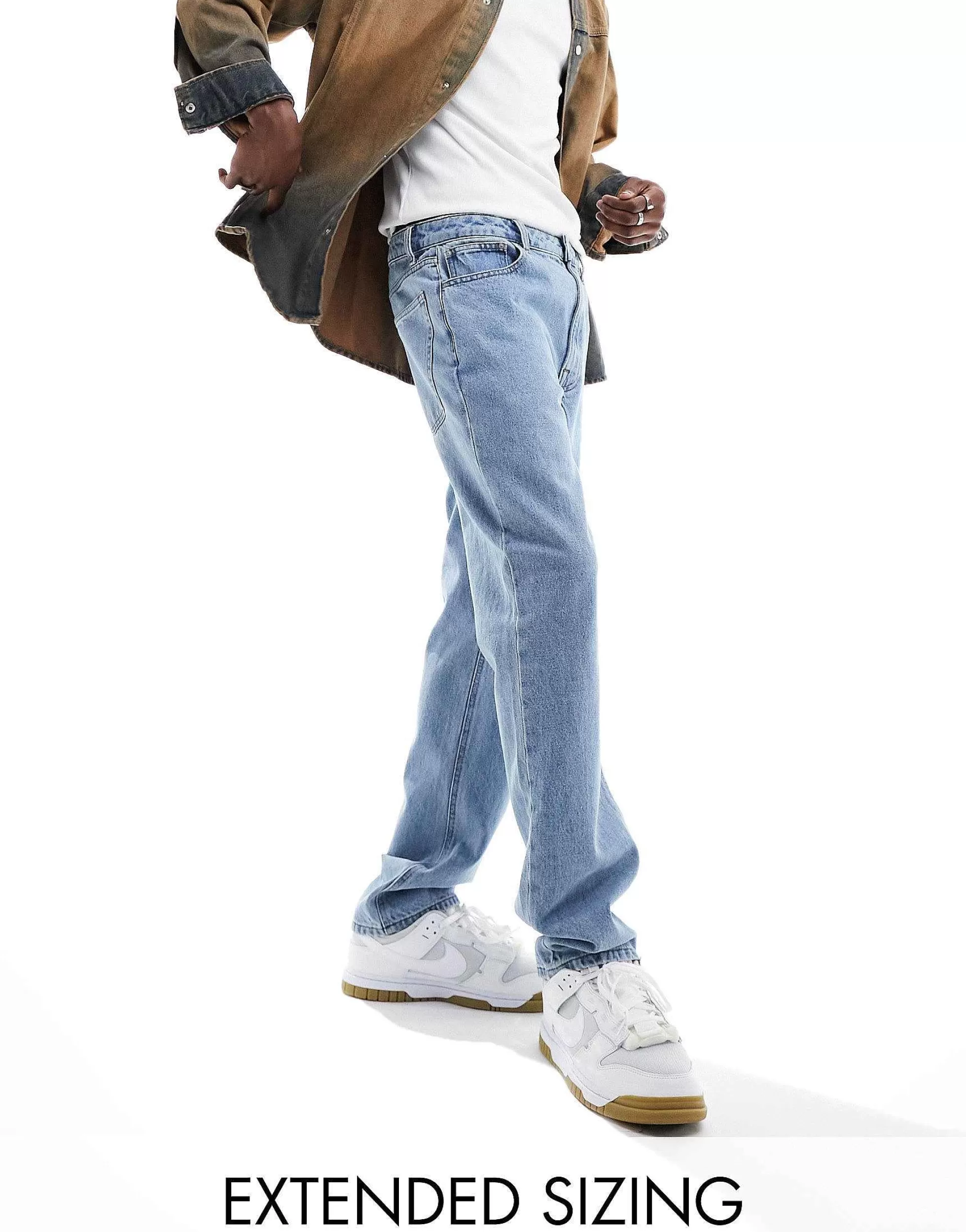 Men DESIGN Straight Leg Jeans In