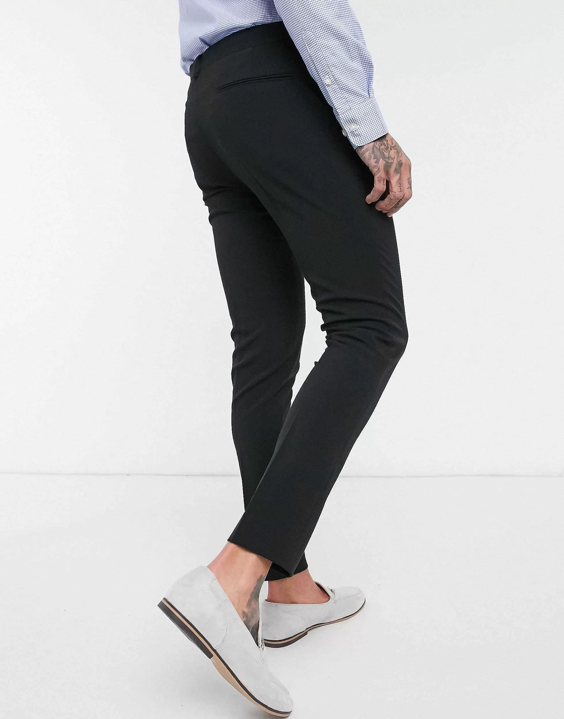 Men DESIGN Super Skinny Smart Trouser In