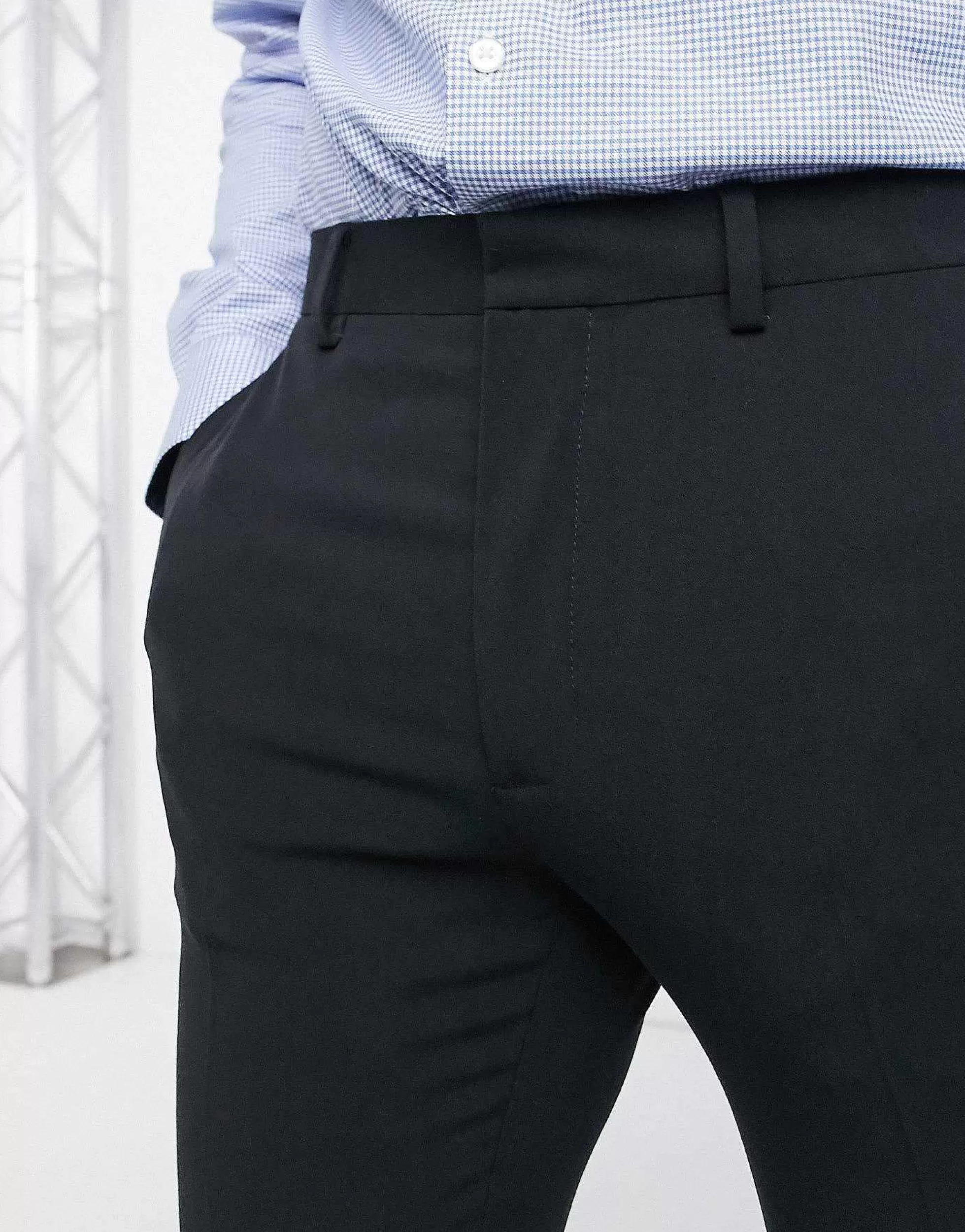 Men DESIGN Super Skinny Smart Trouser In