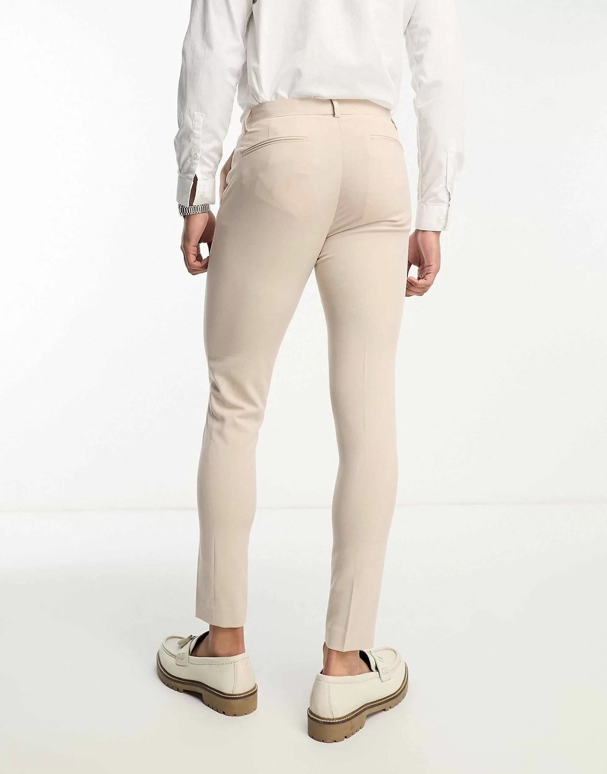 Men DESIGN Super Skinny Suit Trousers In
