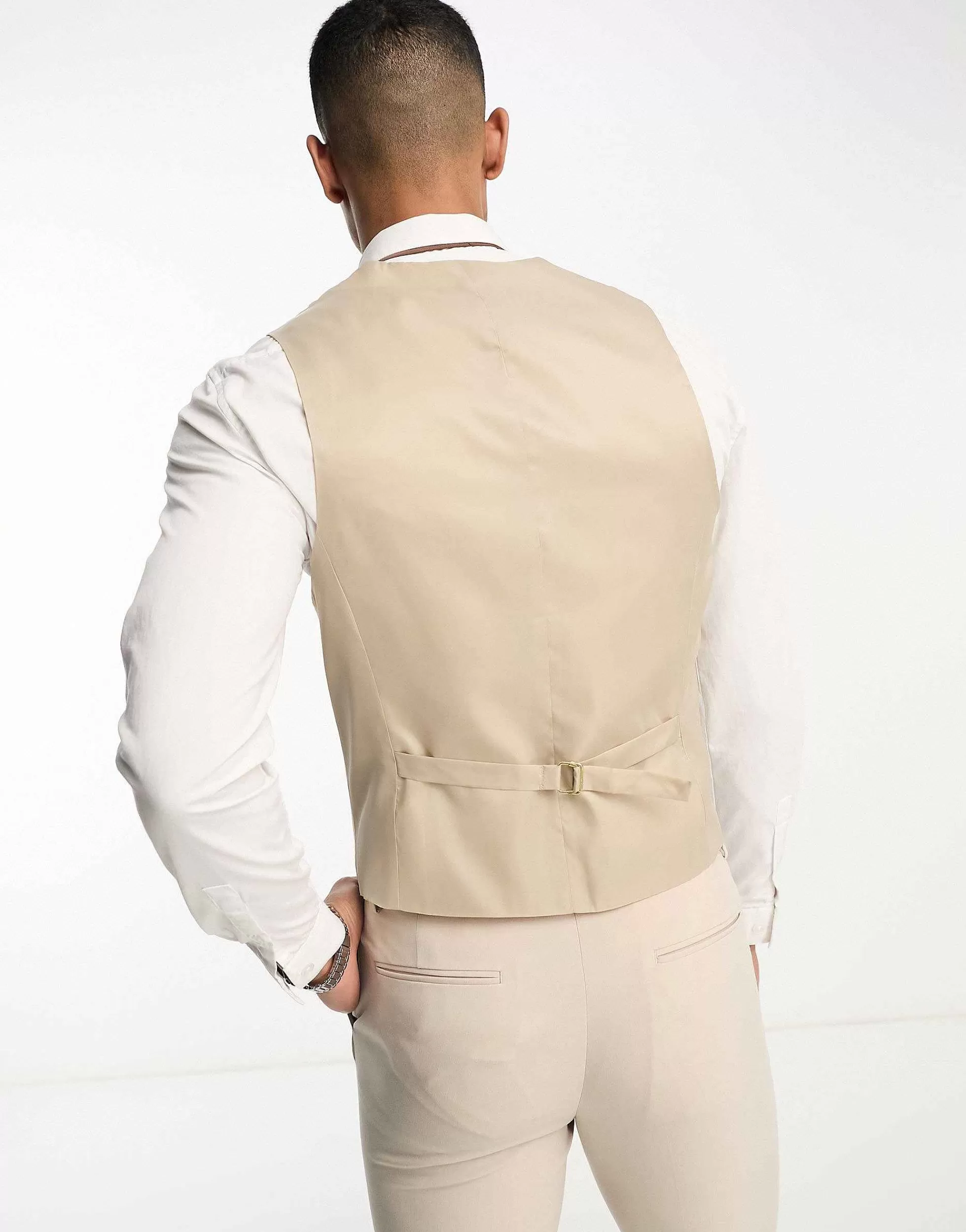 Men DESIGN Super Skinny Suit Waistcoat In