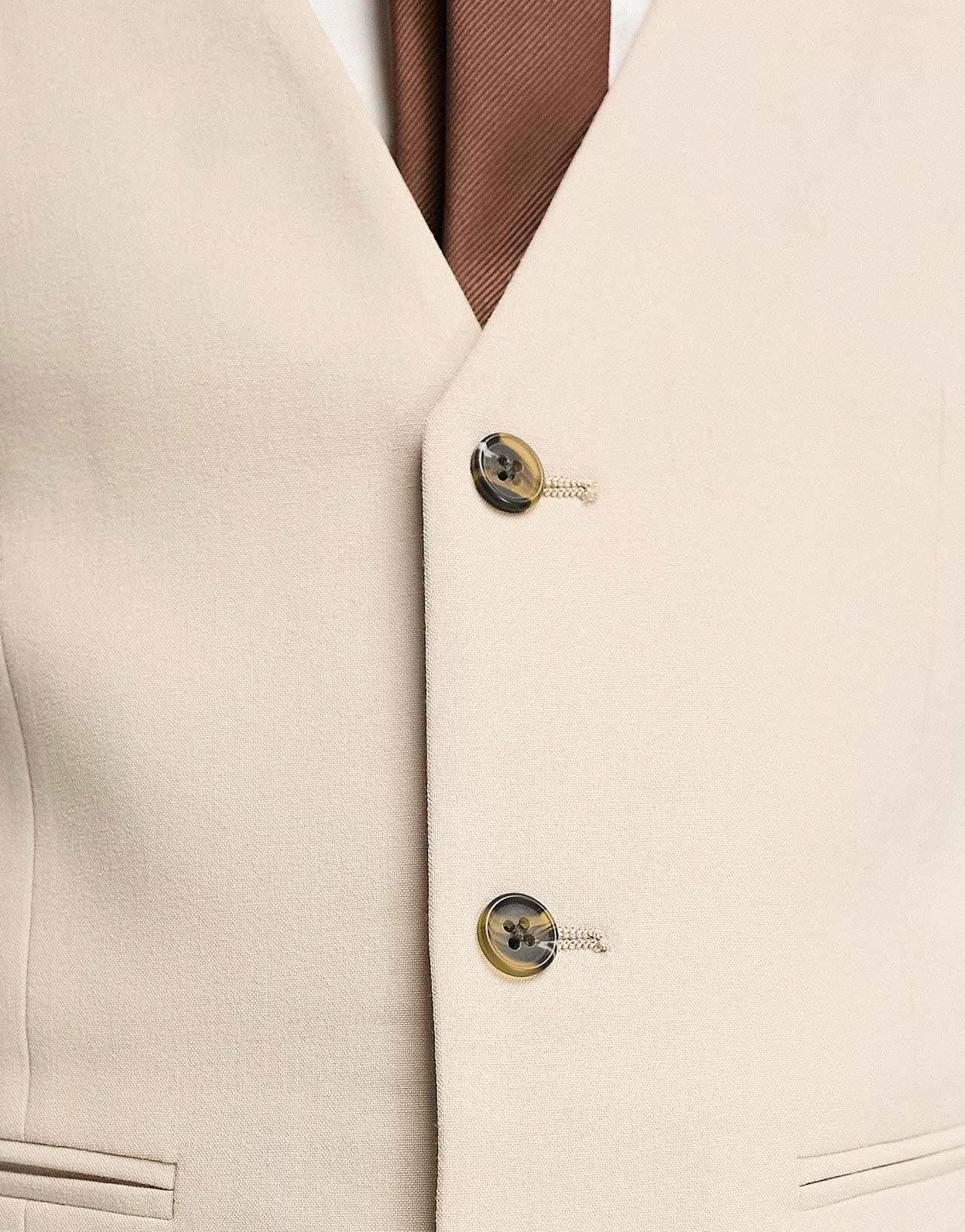 Men DESIGN Super Skinny Suit Waistcoat In
