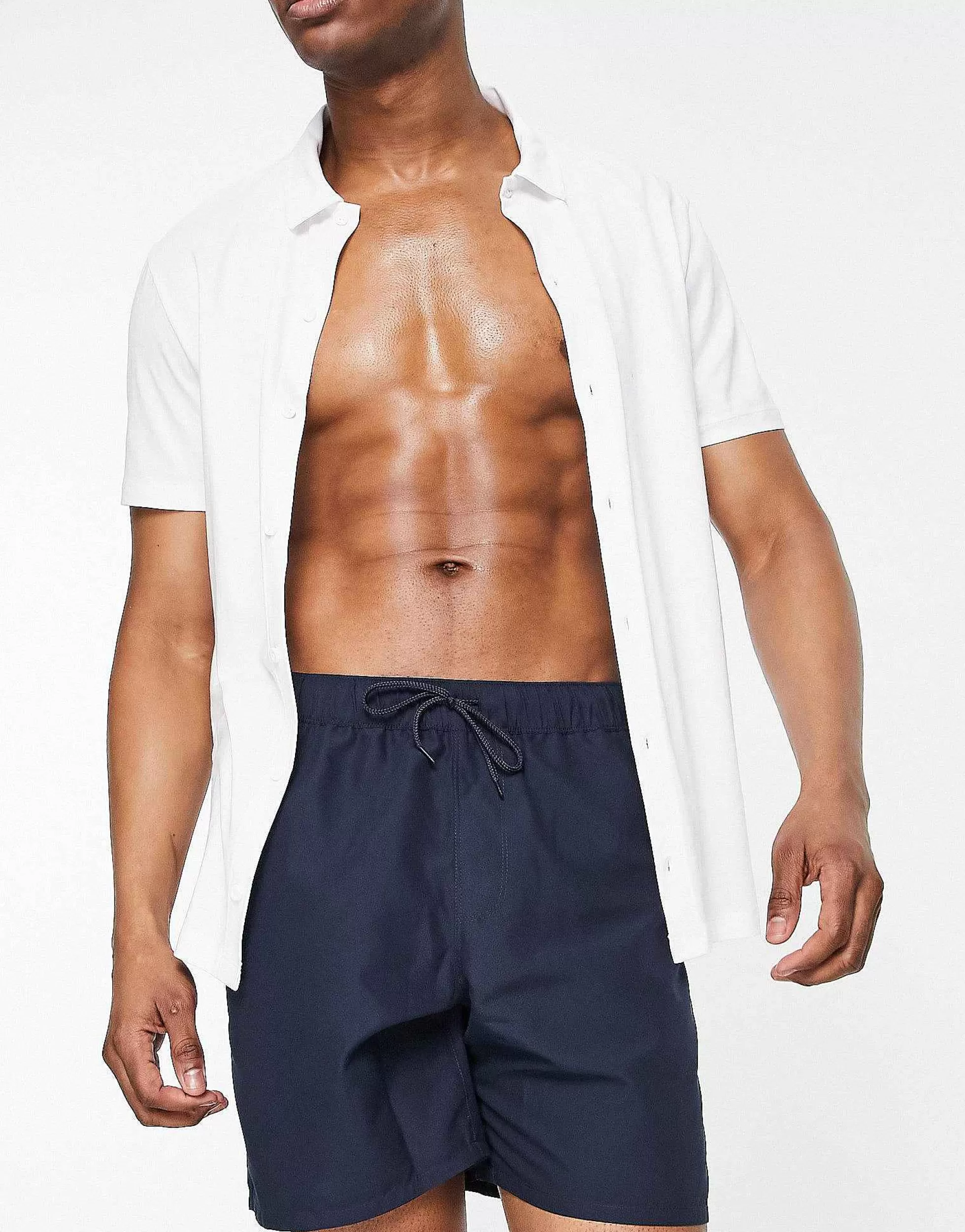 Men DESIGN Swim Shorts In Mid Length In