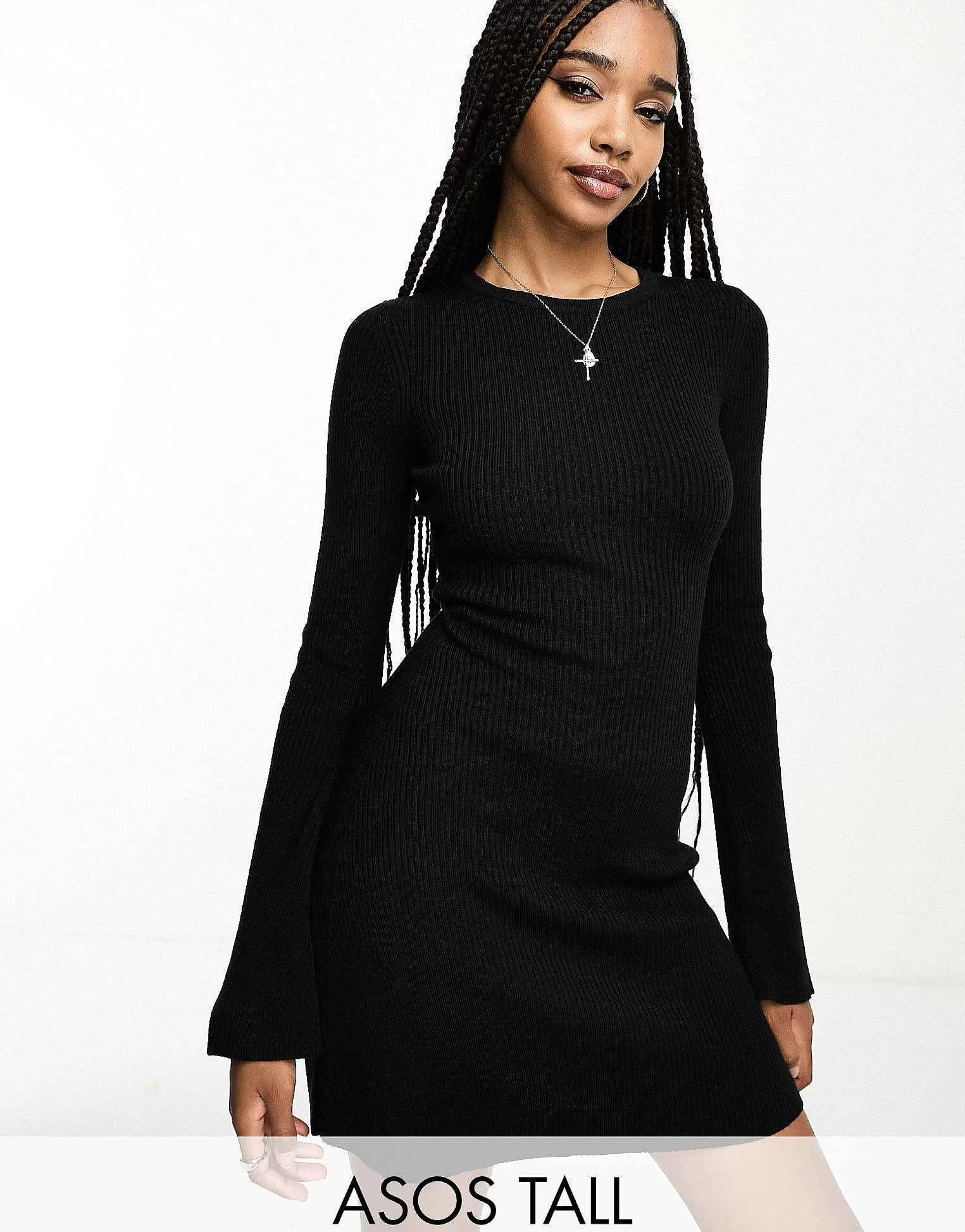 Women Tall Design Fit And Flare Mini Dress In
