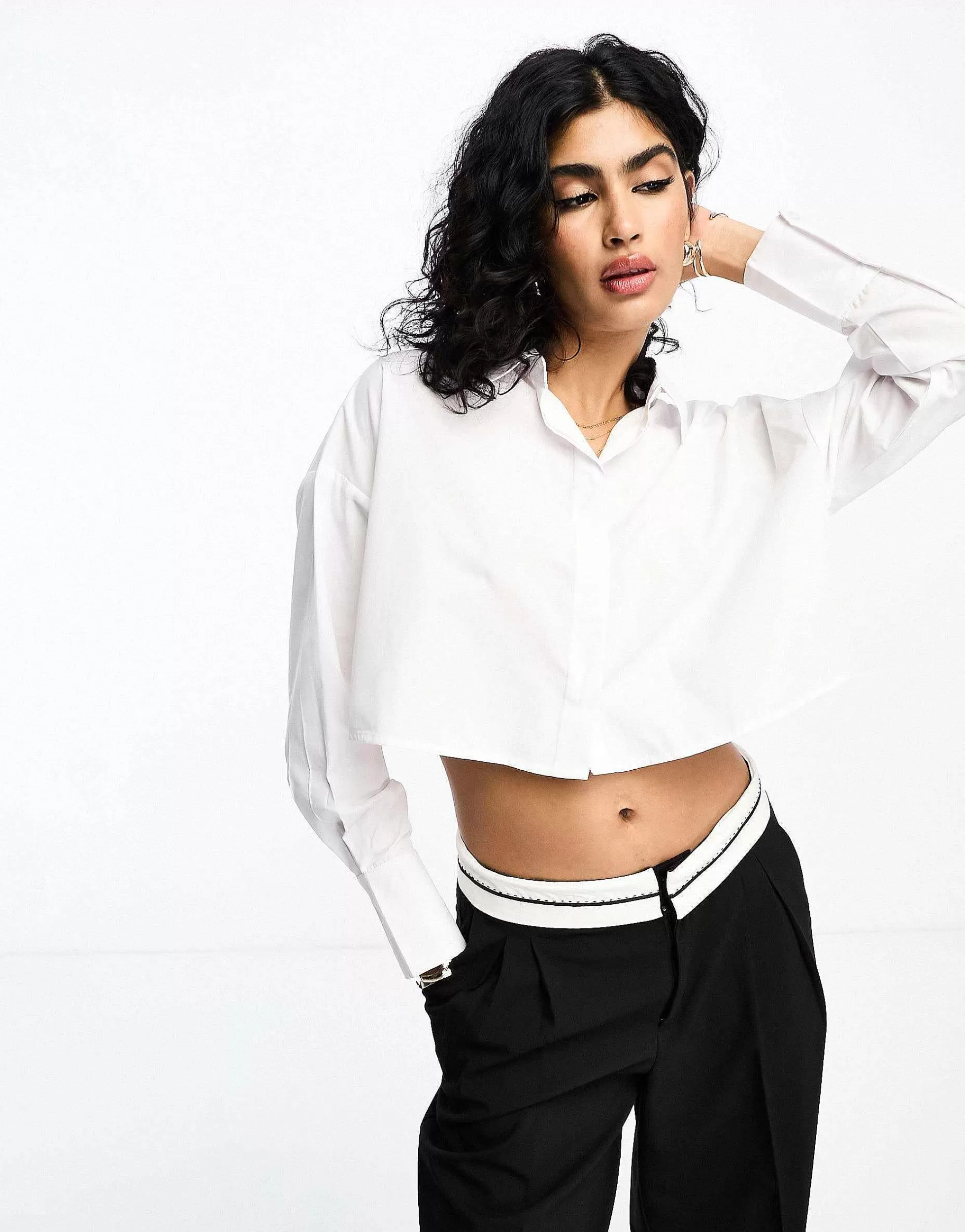Women DESIGN Ultimate Cropped Shirt In