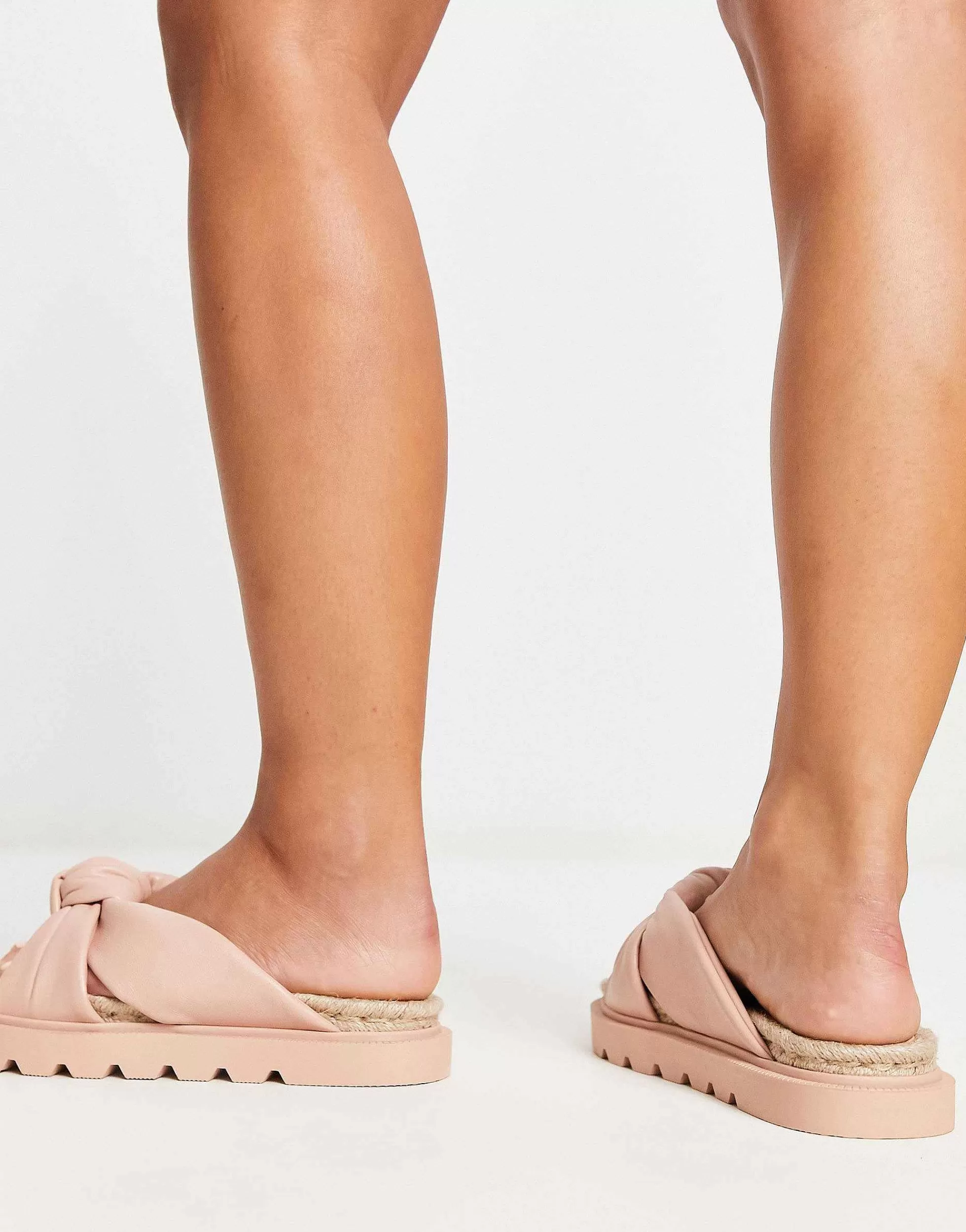 Women DESIGN Wide Fit Jemima Cross Strap Espadrilles In