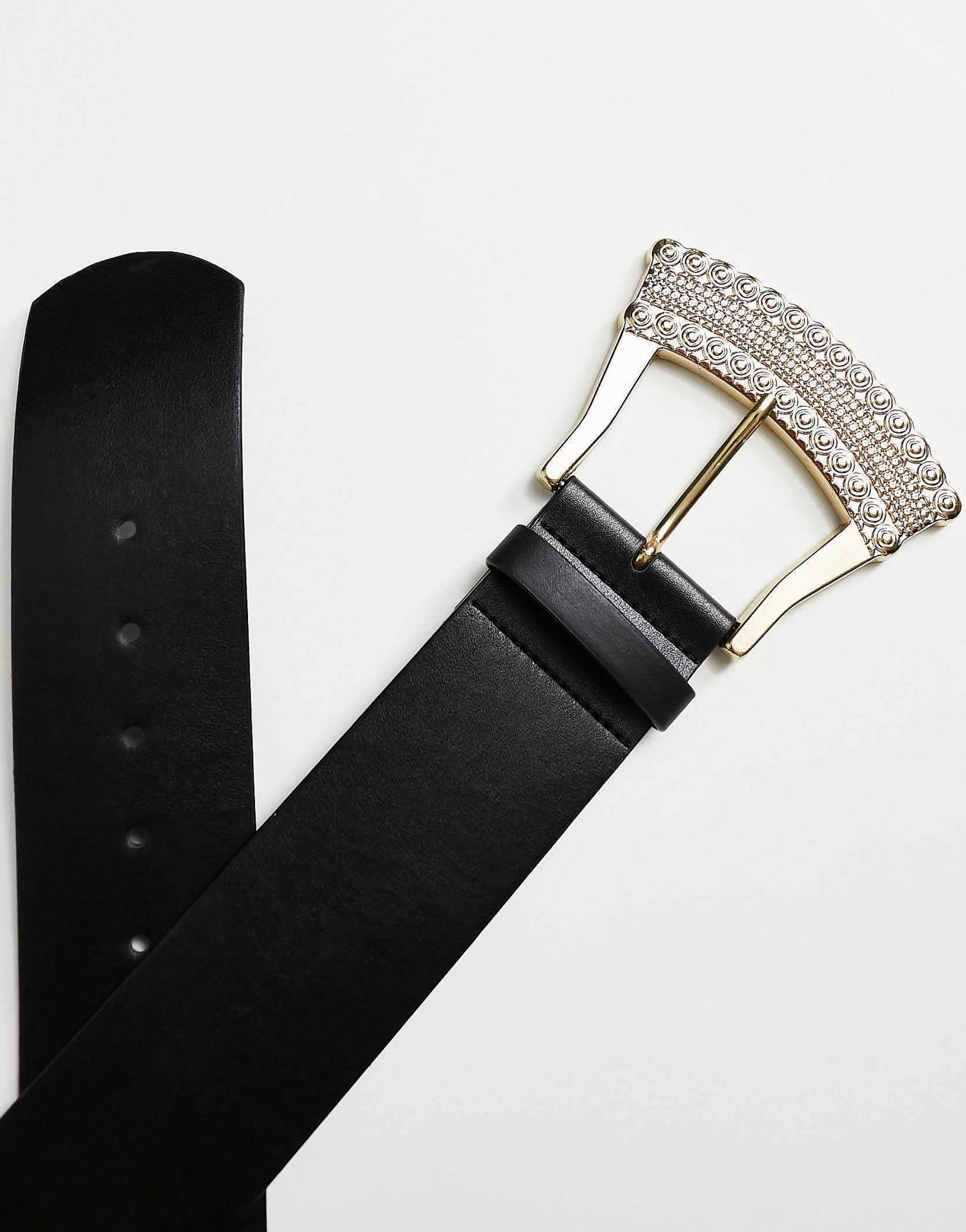 Women DESIGN Wide Waist Belt With Decorative Buckle
