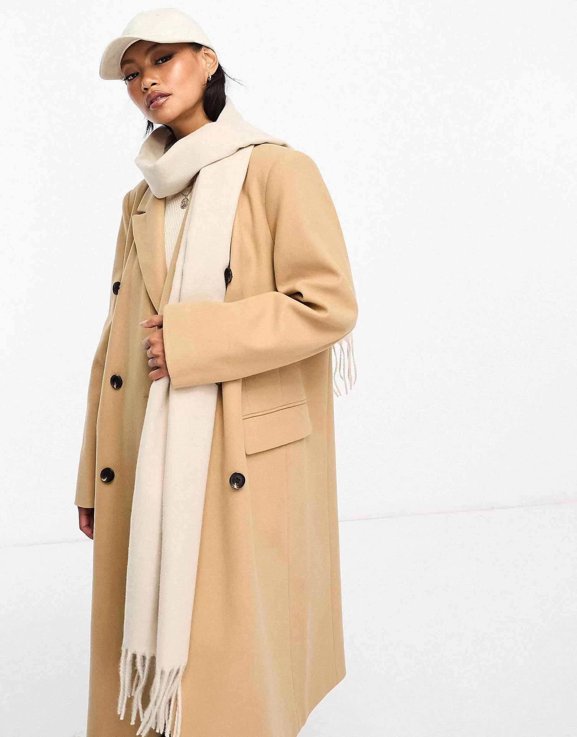 Women DESIGN Woven Tassels Scarf In