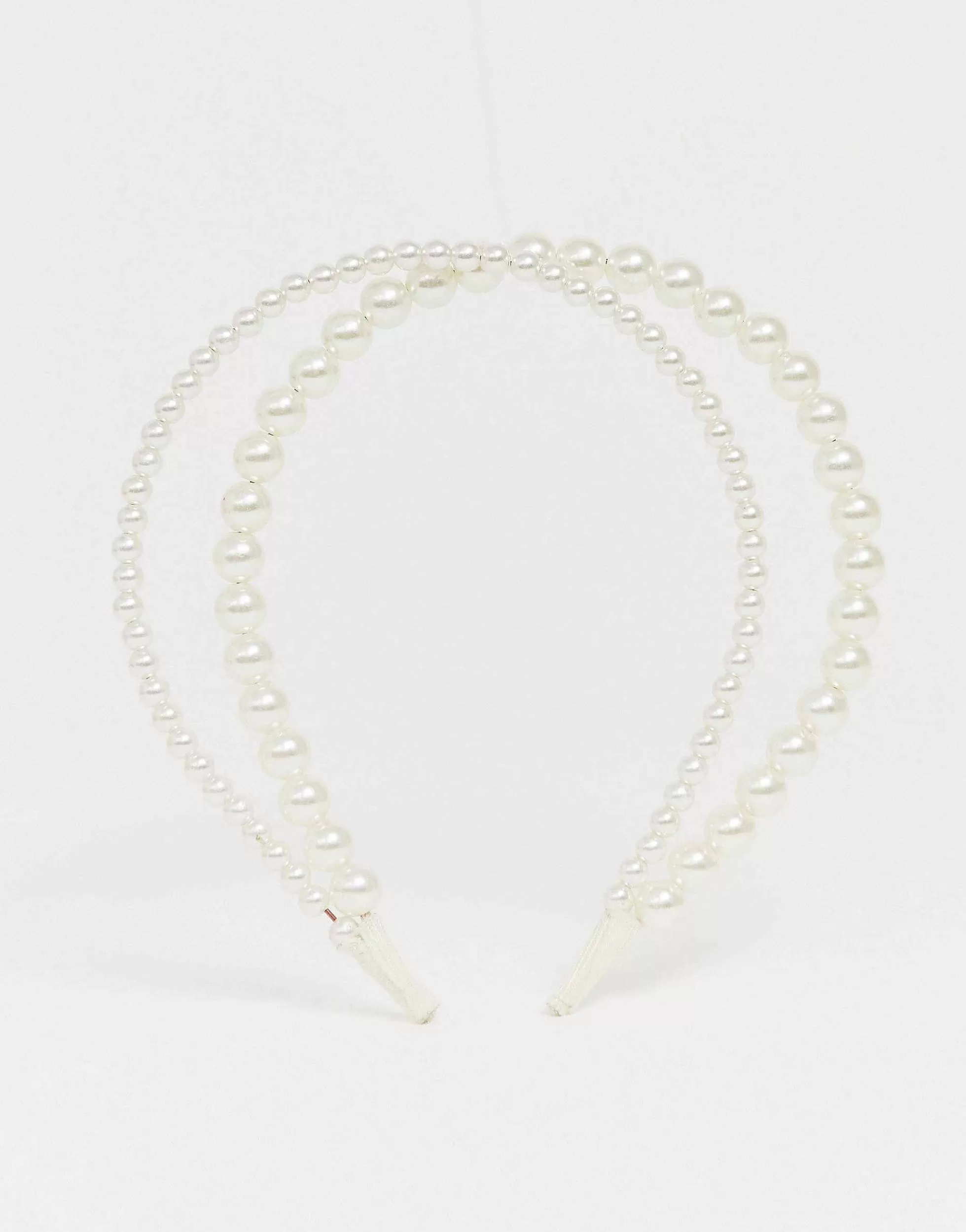Women DesignB London Double Row Headband In